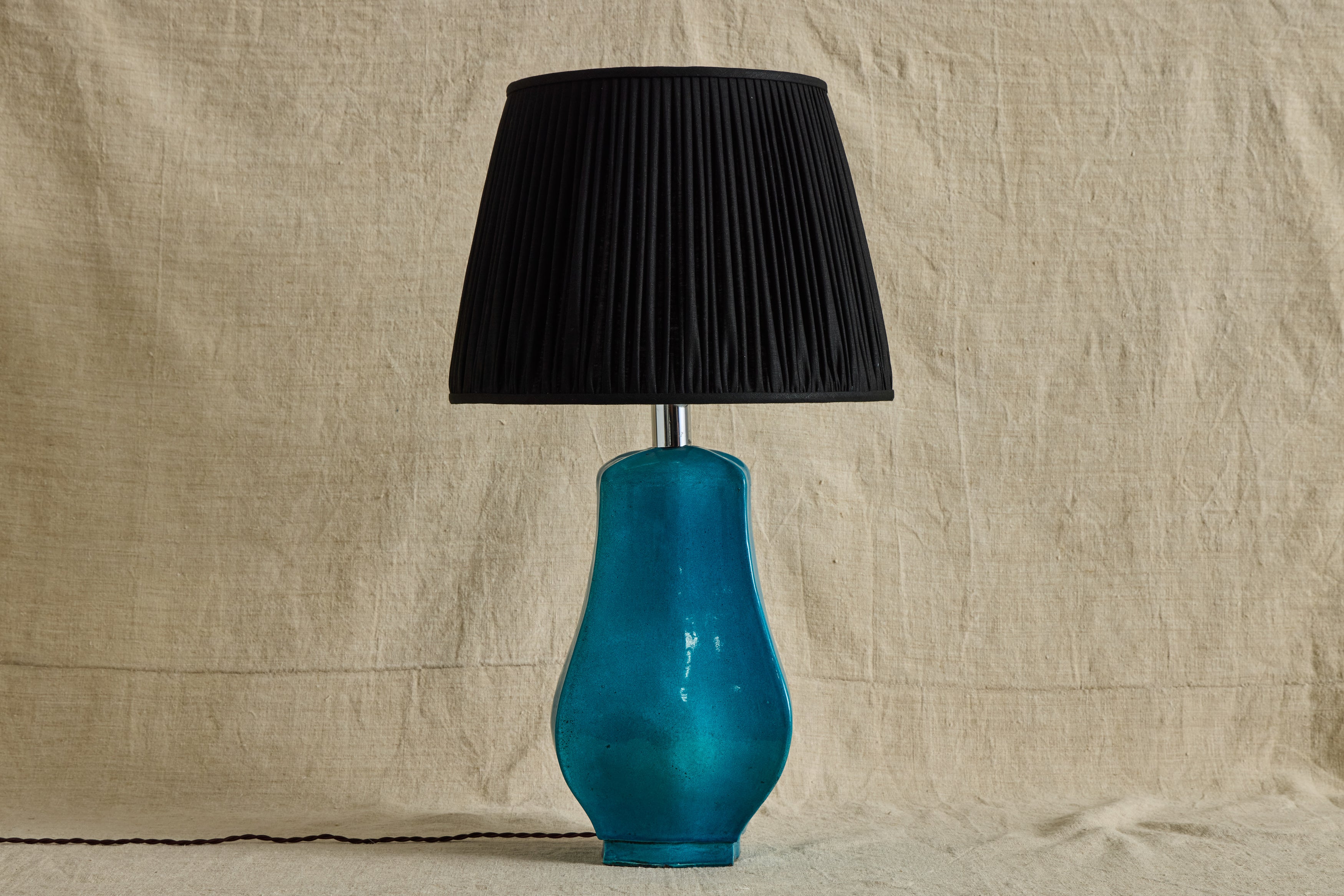 Blue Ceramic Table Lamp