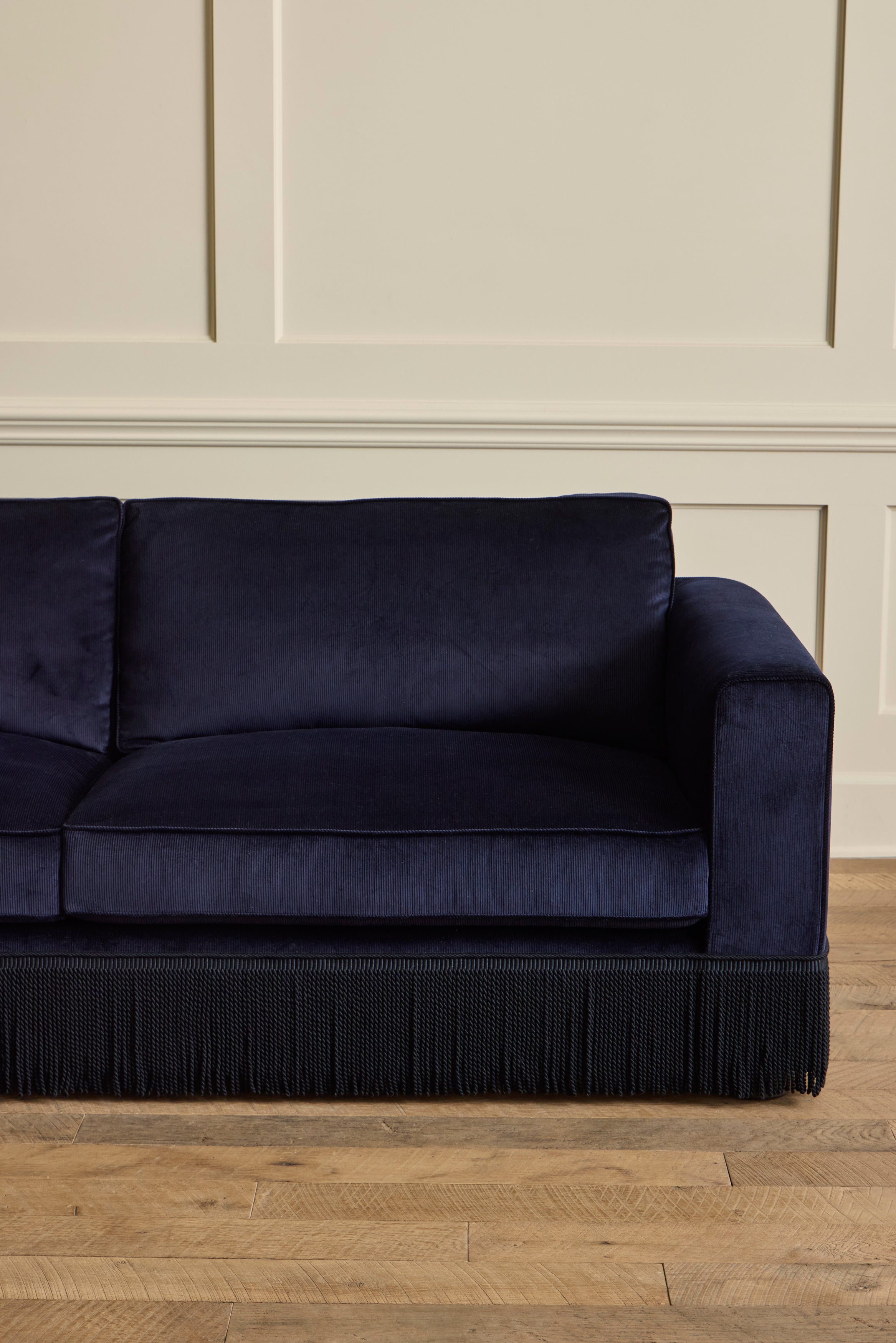 Fustian Corduroy in Navy