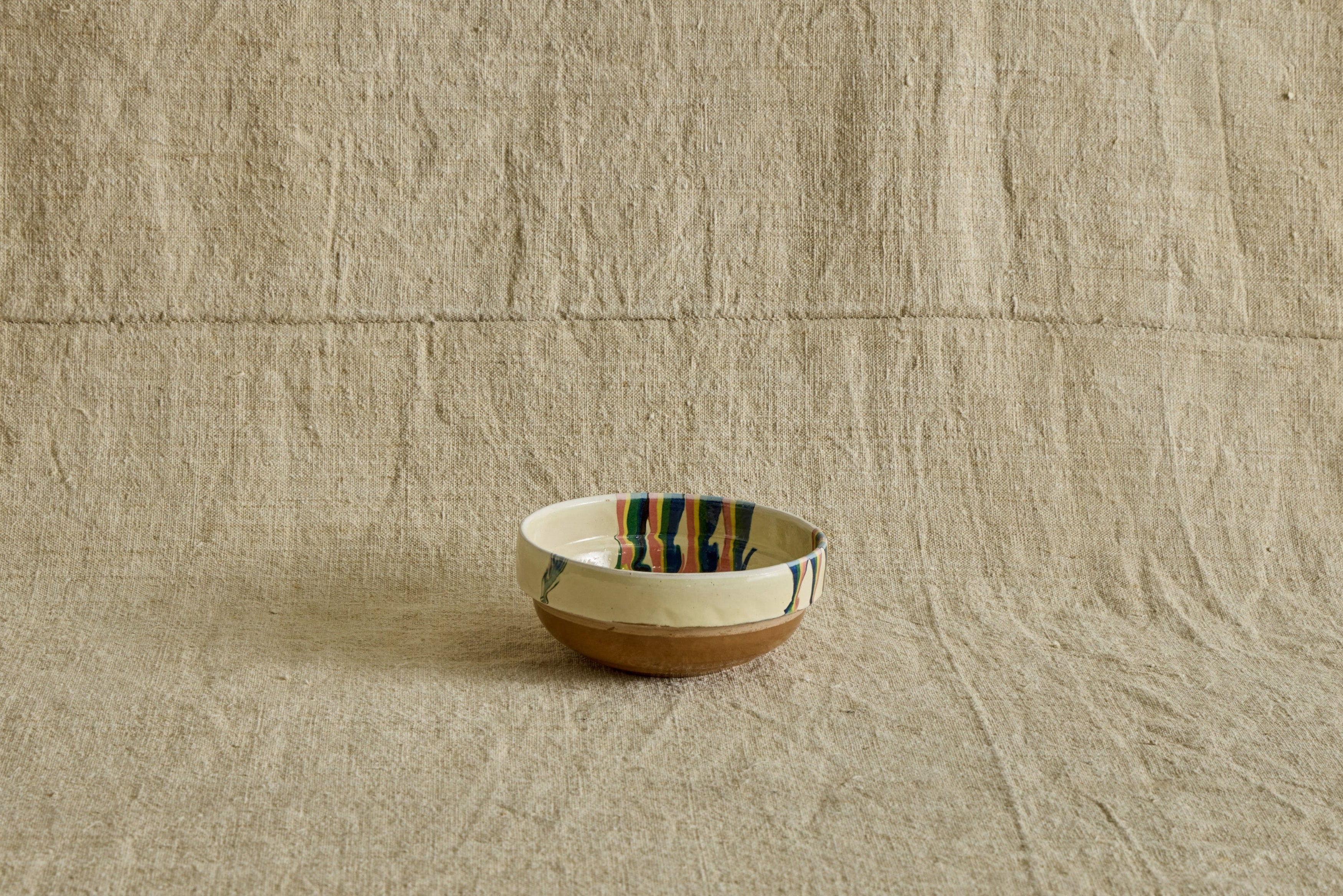 White Marbled Ceramic Bowl