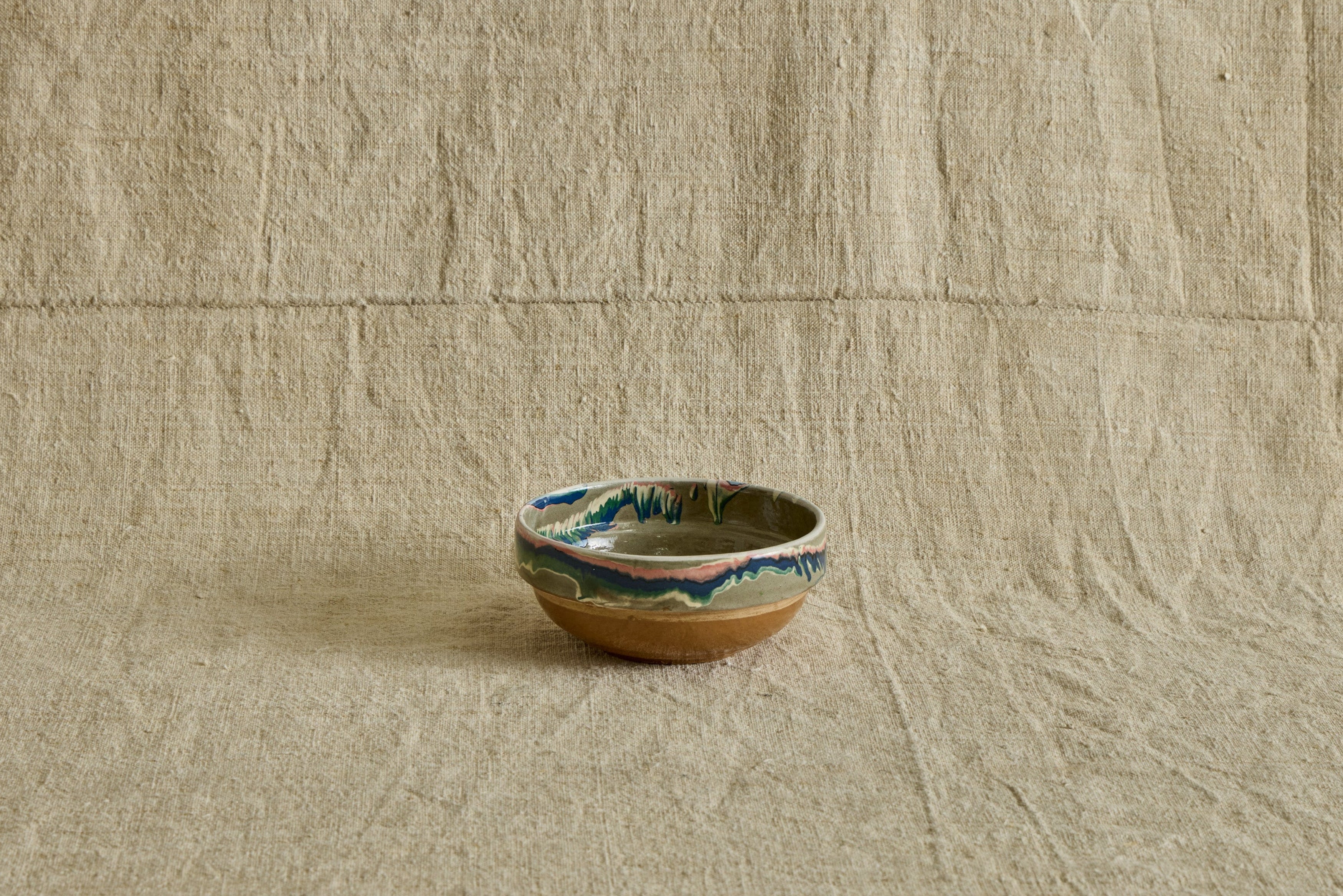 Gray Marbled Ceramic Bowl