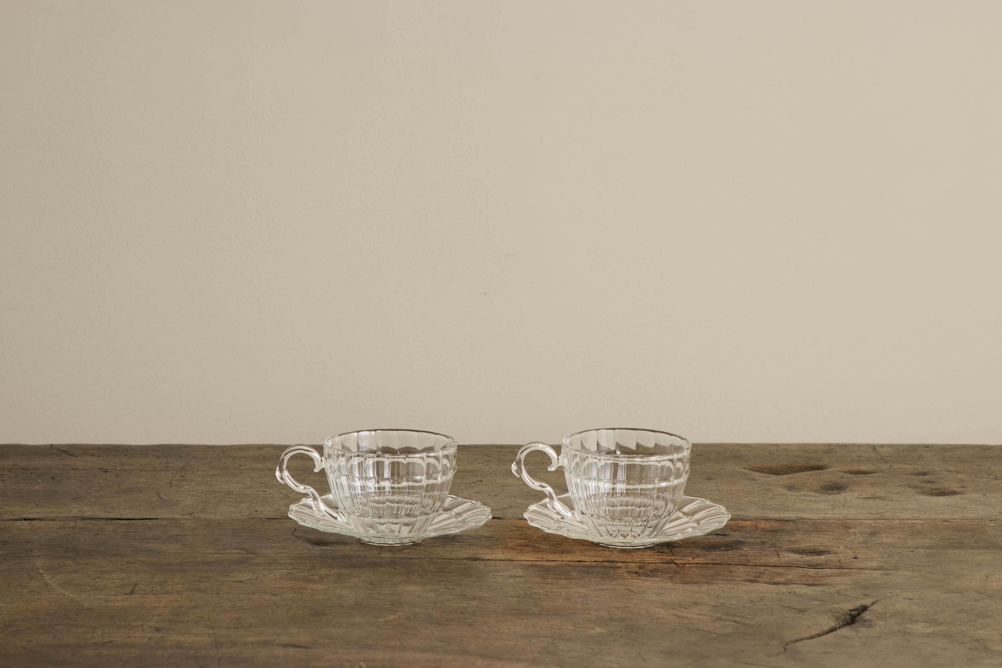William Teacup & Saucer, Set of 2