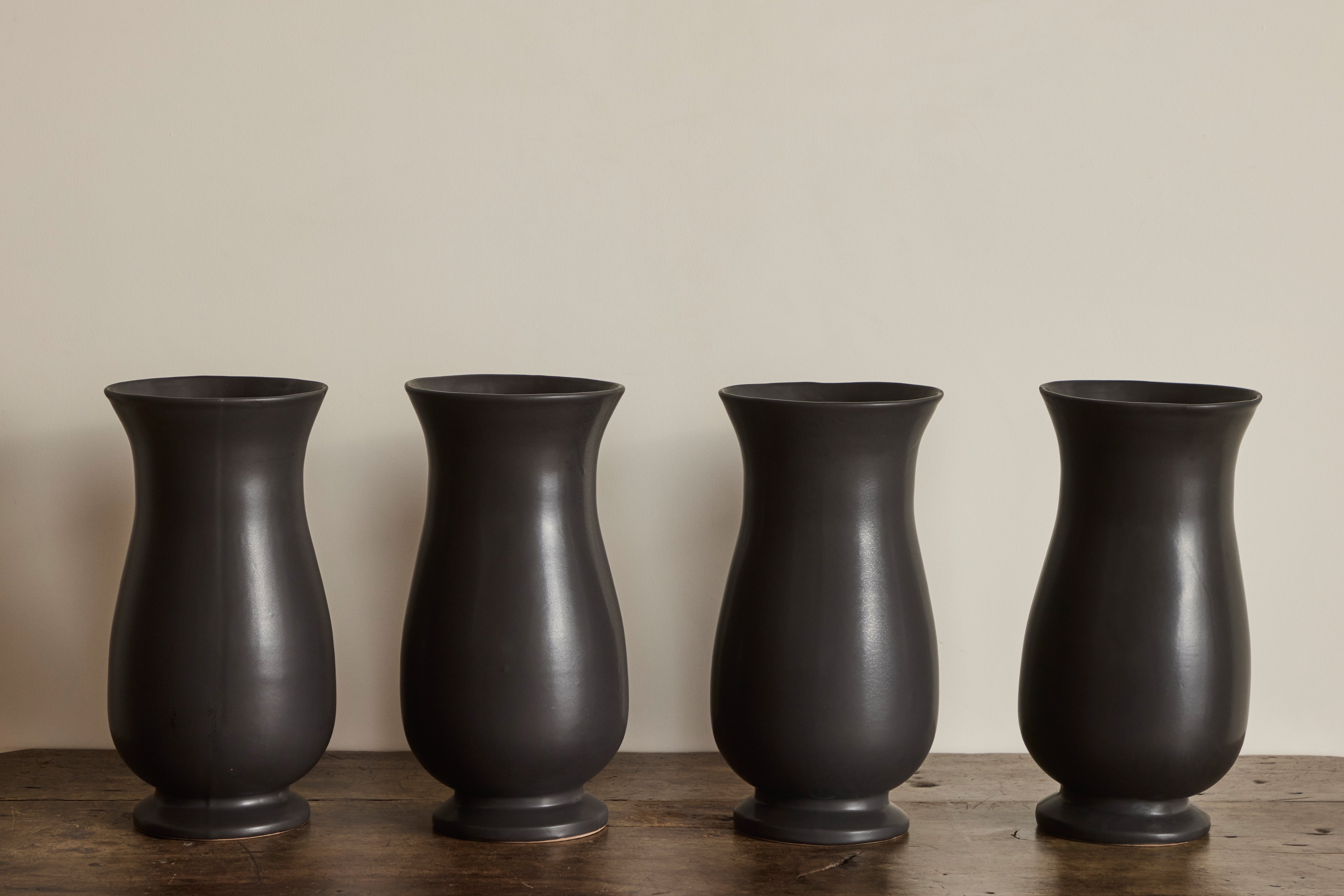 Large Black Deco Vase