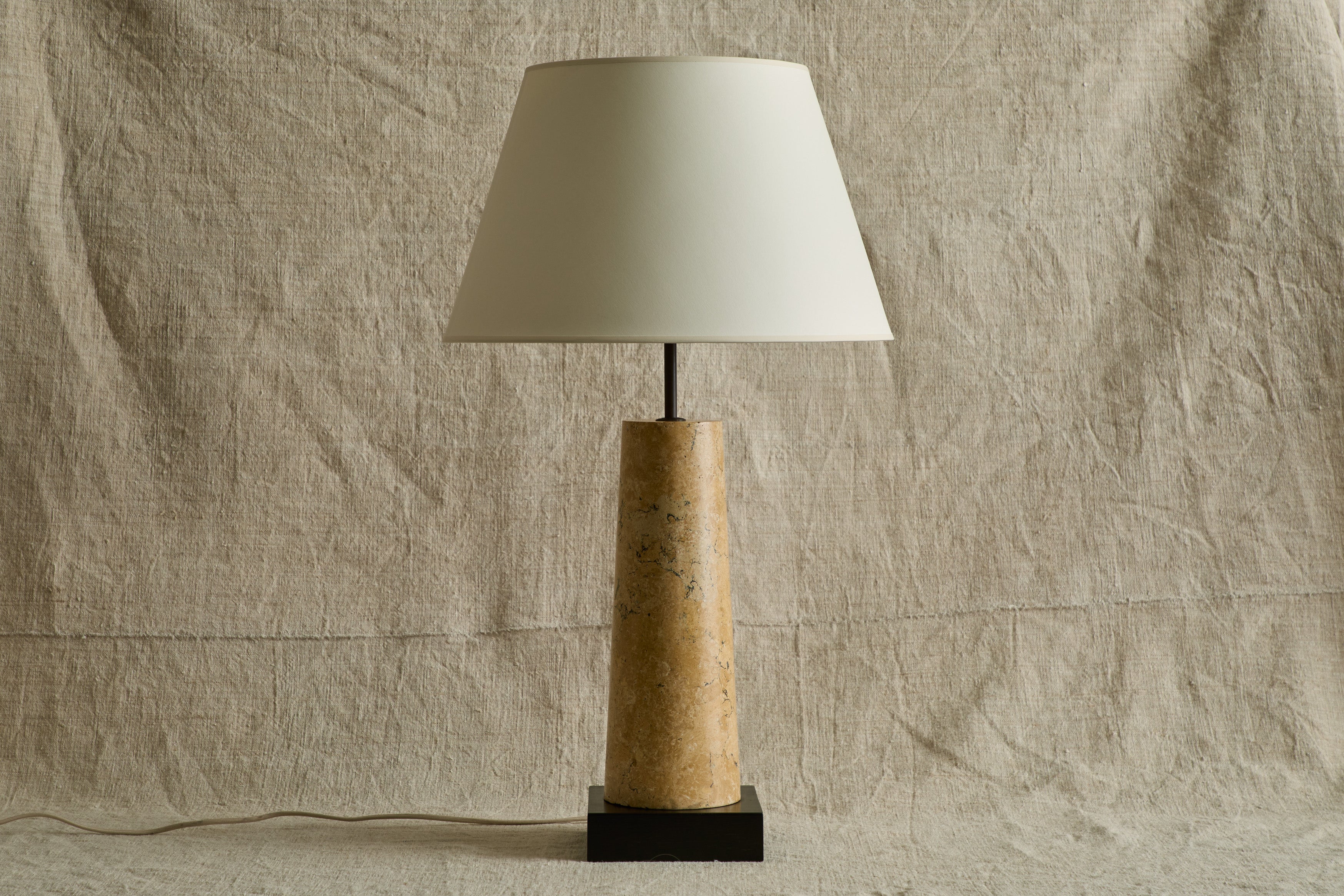 Scagliola Table Lamp, Sienna