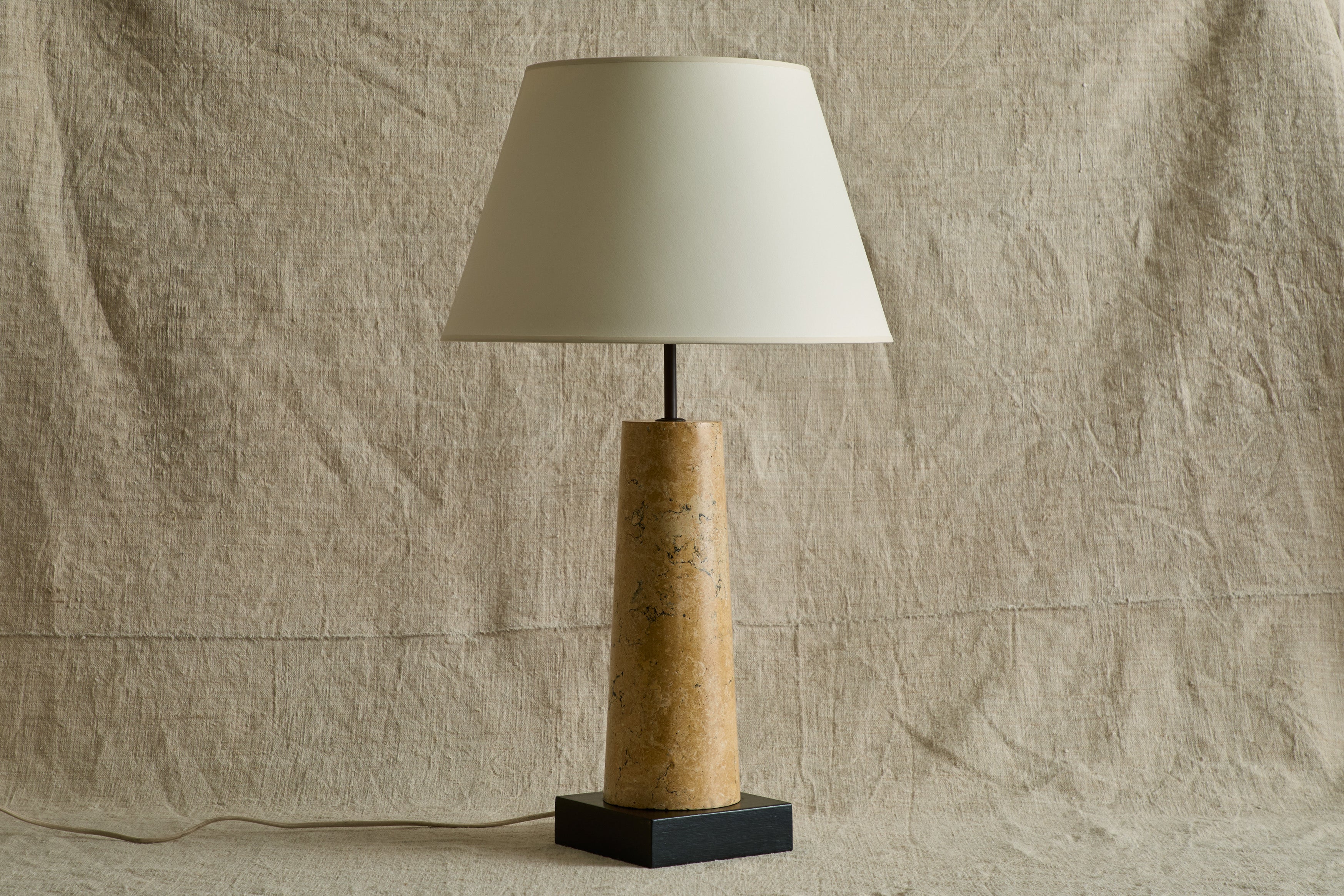 Scagliola Table Lamp, Sienna