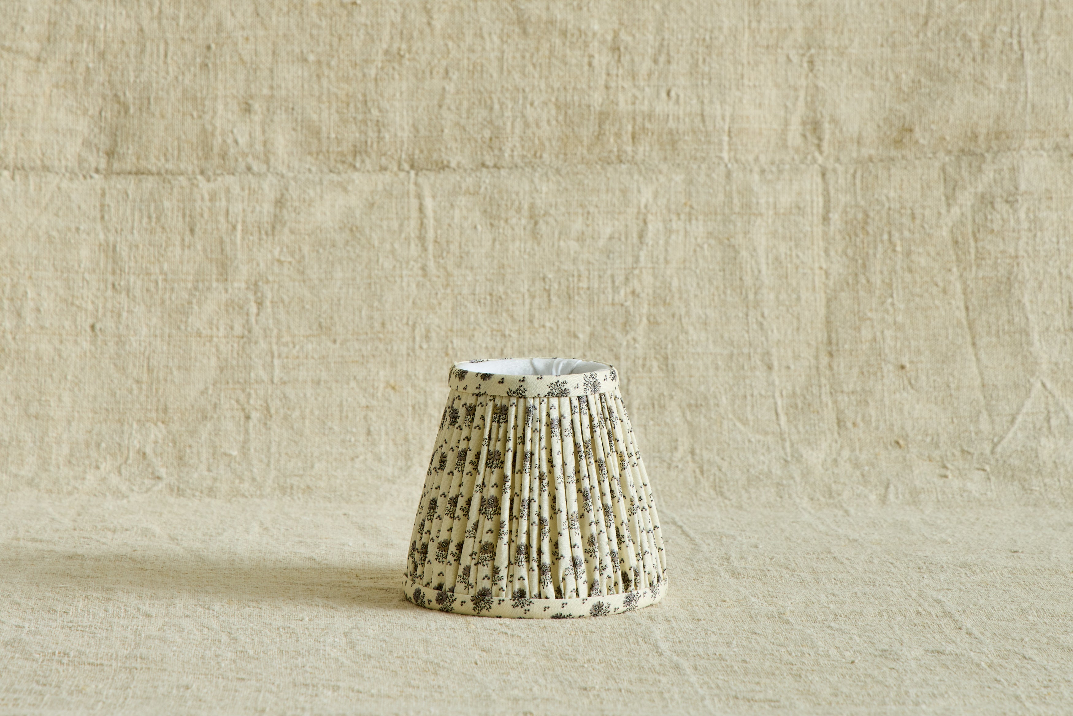 Little Weed Mauve Linen Pleated Lampshade (Multiple Styles)