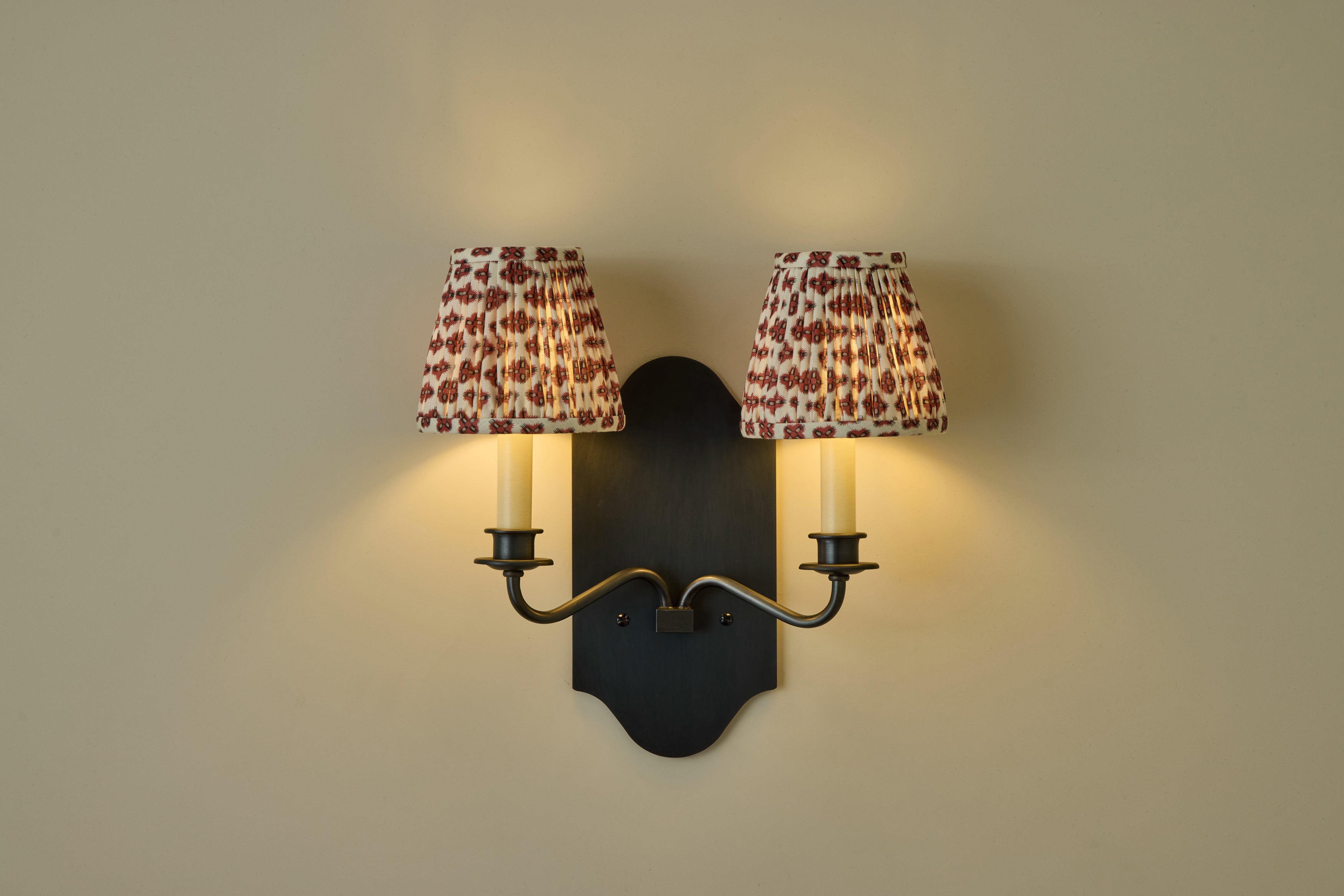 Knurl Brick Linen Pleated Lampshade (Multiple Styles)