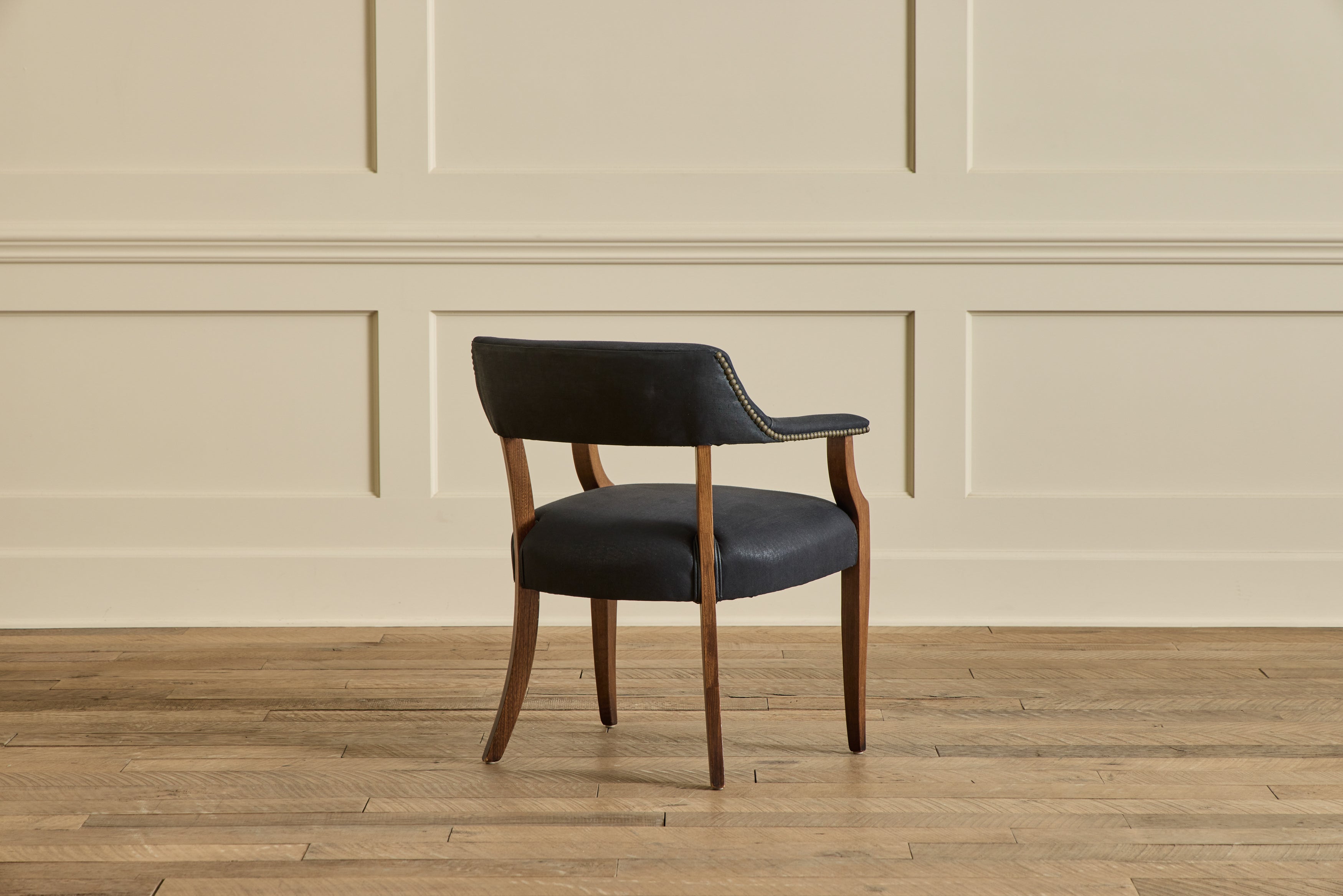 Pair of Beech Wood Side Chairs
