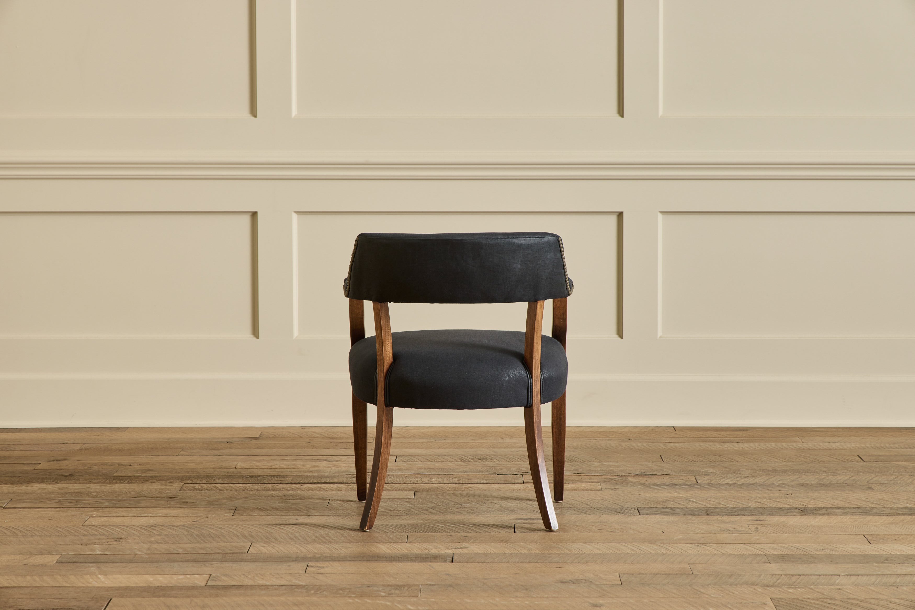 Pair of Beech Wood Side Chairs