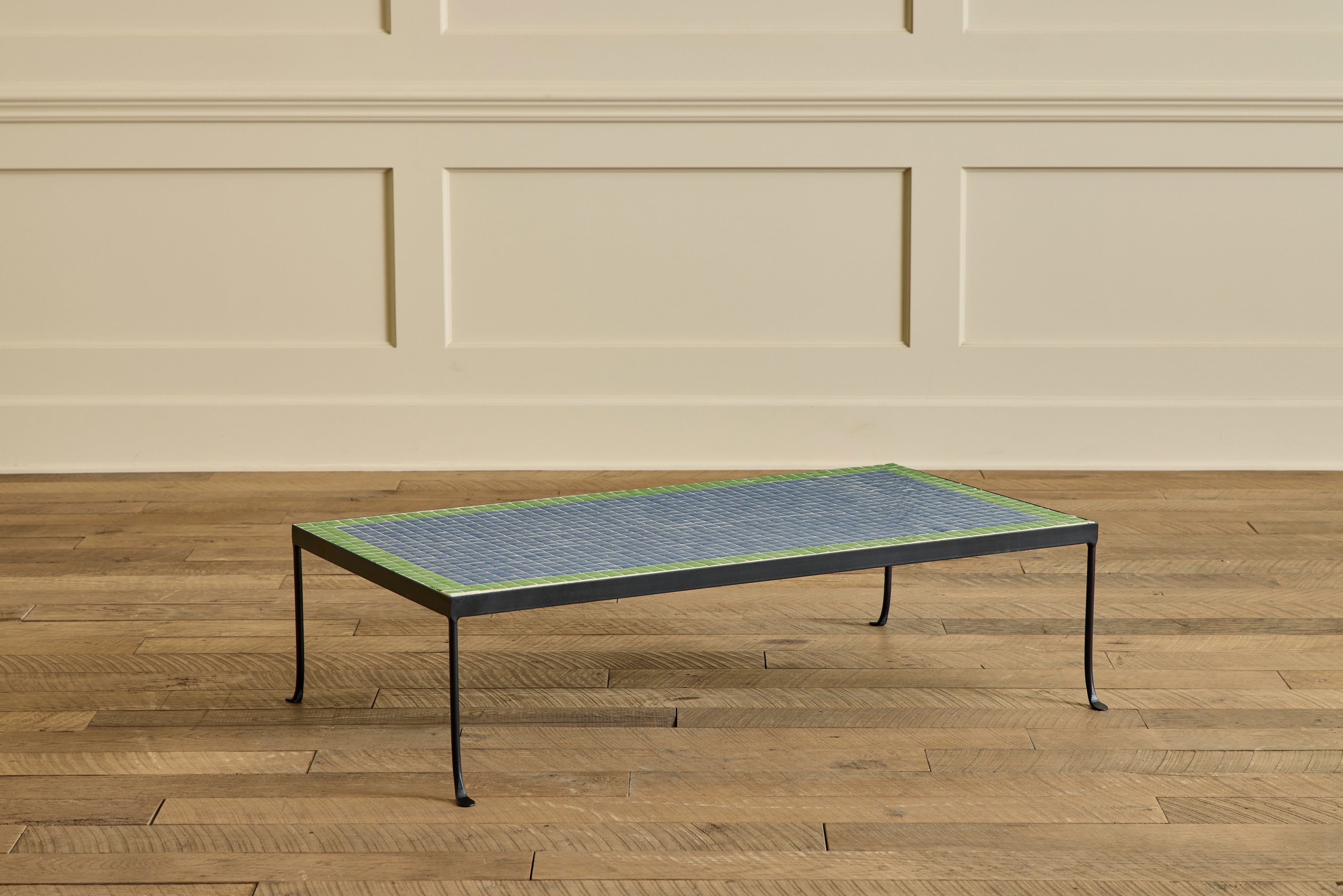 Mosaic Tile Coffee Table, Damascus and Clover