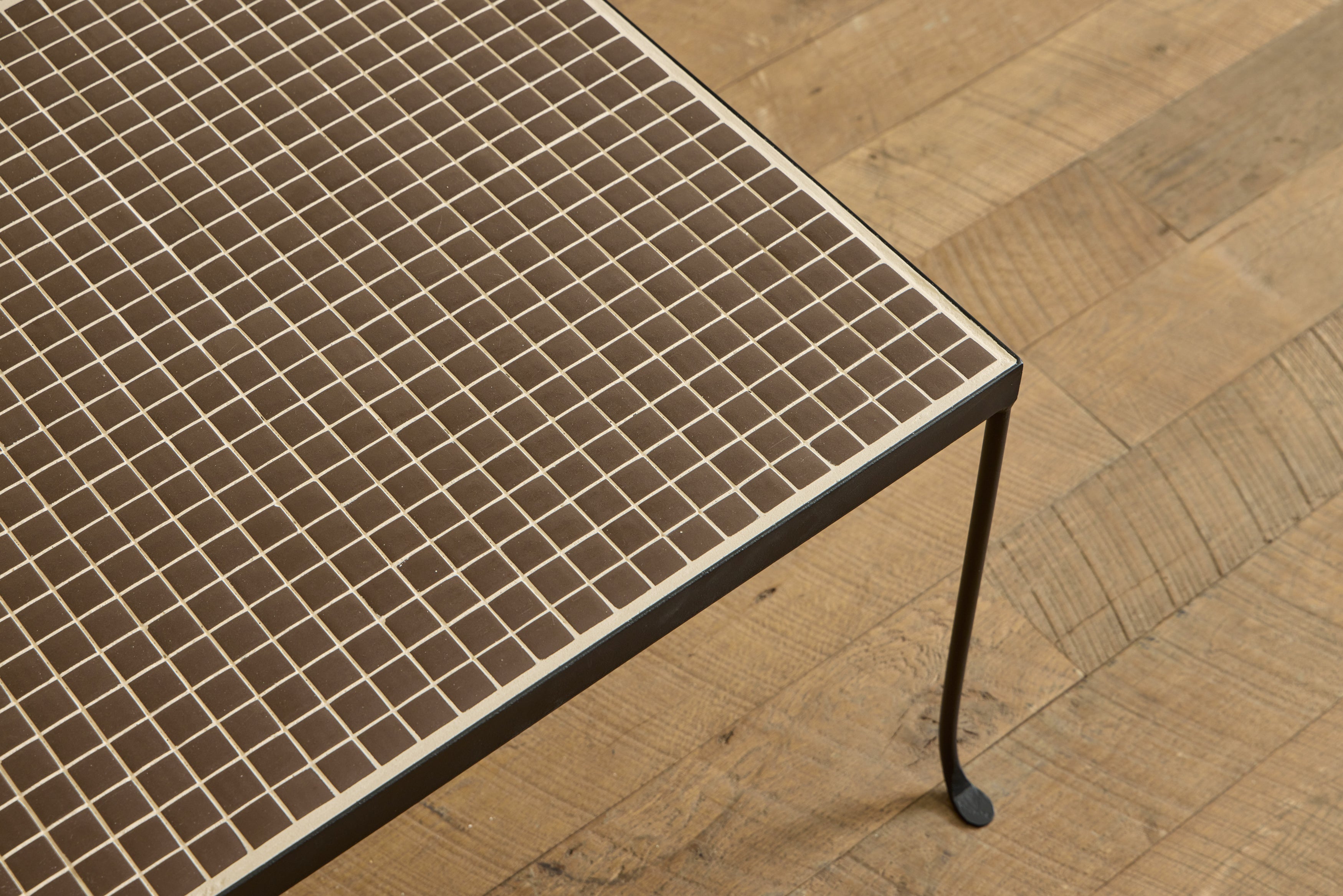 Mosaic Tile Side Table, Marmot