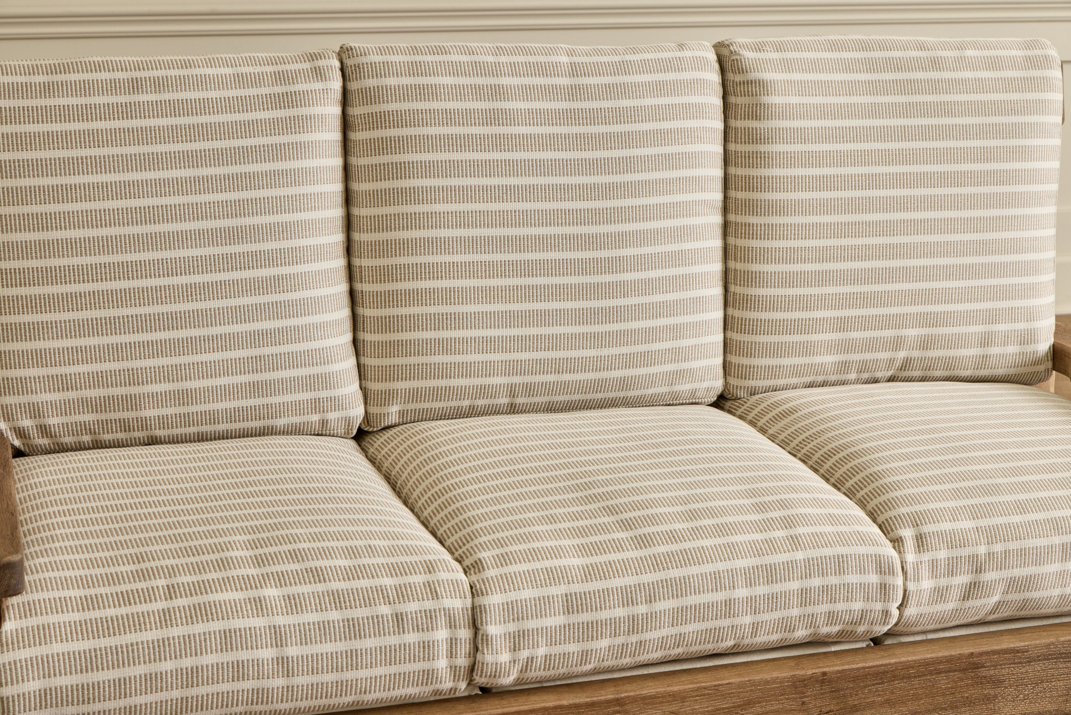 French Oak Brutalist Sofa No. 1