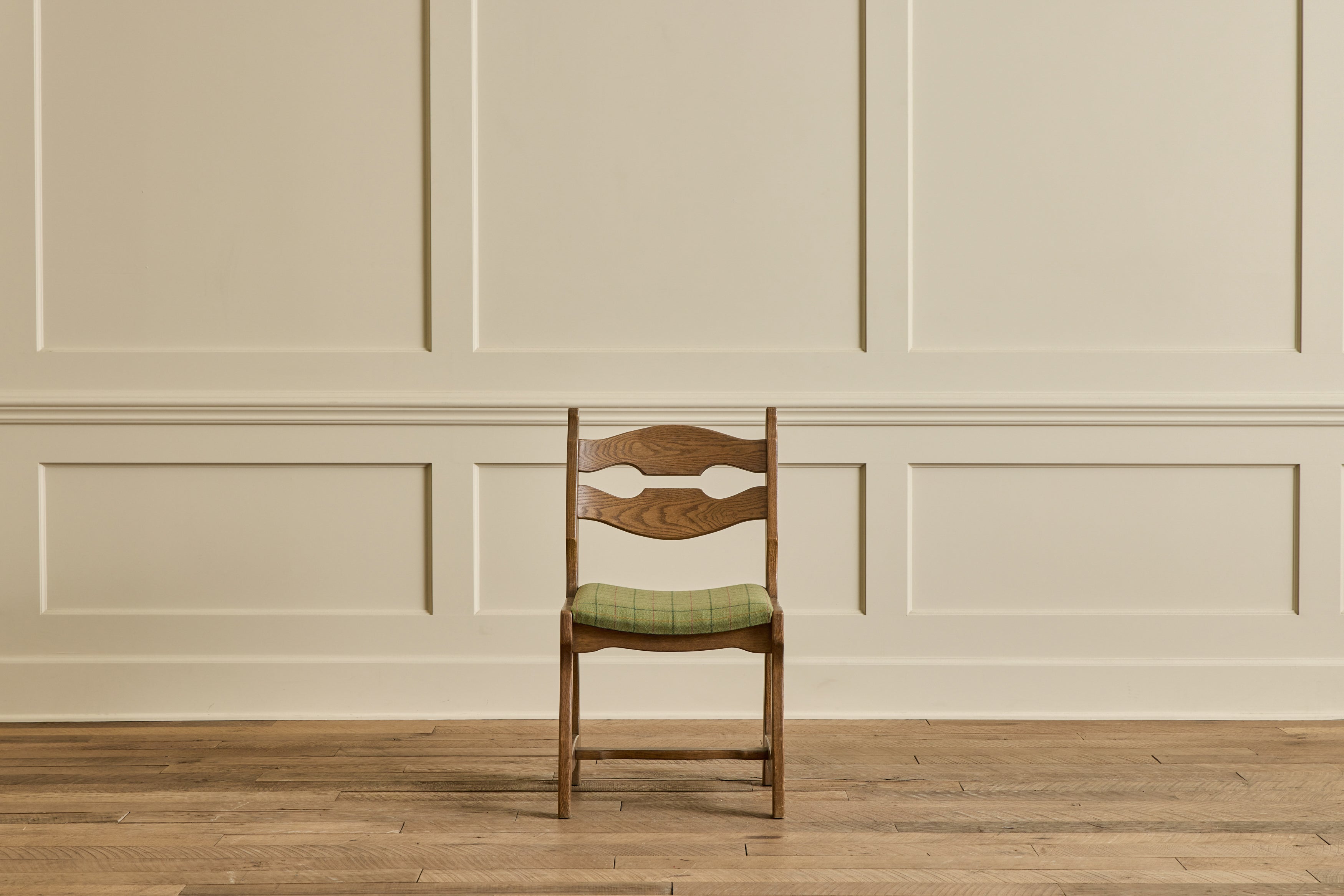 Set of 6 French Oak Chairs