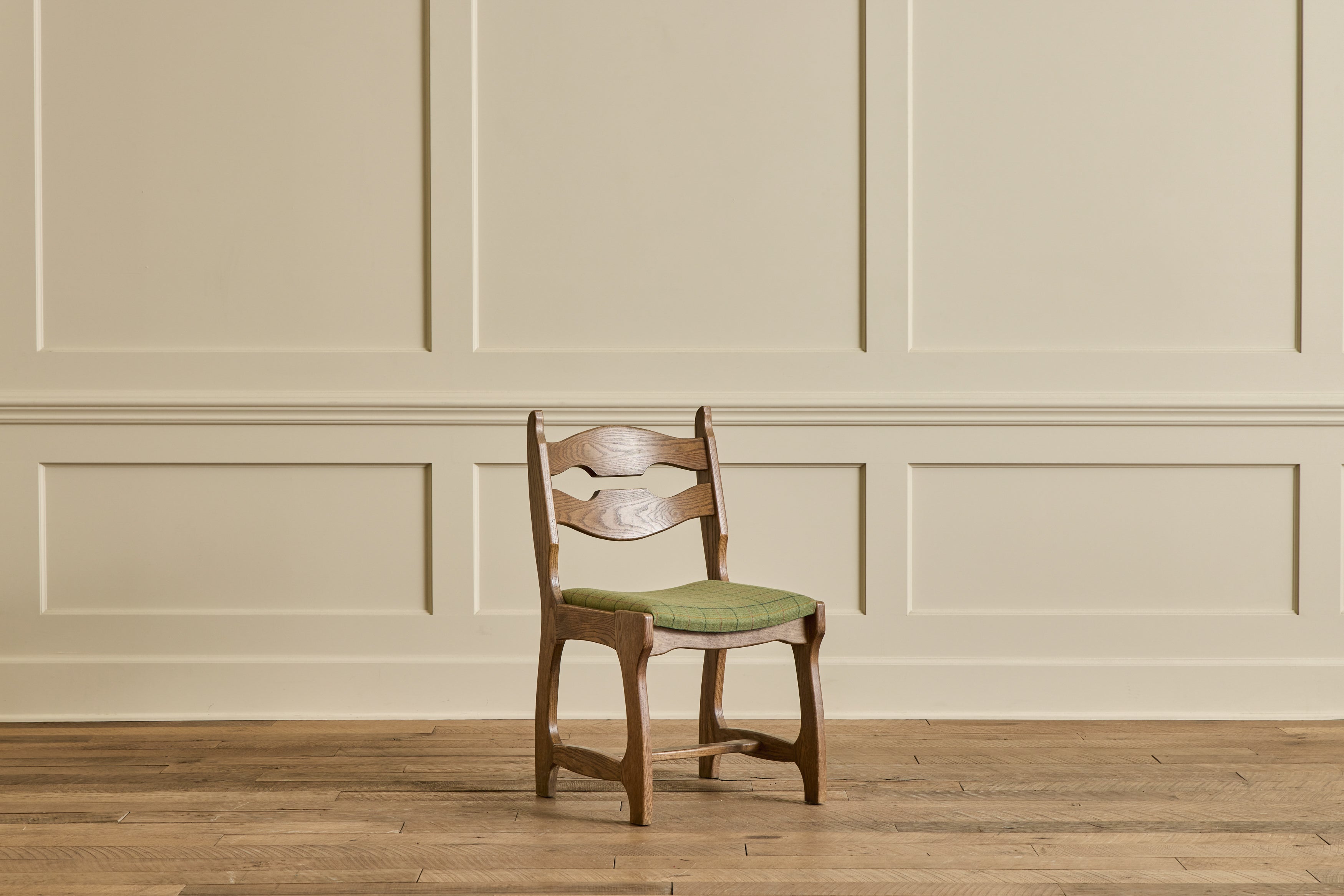 Set of 6 French Oak Chairs