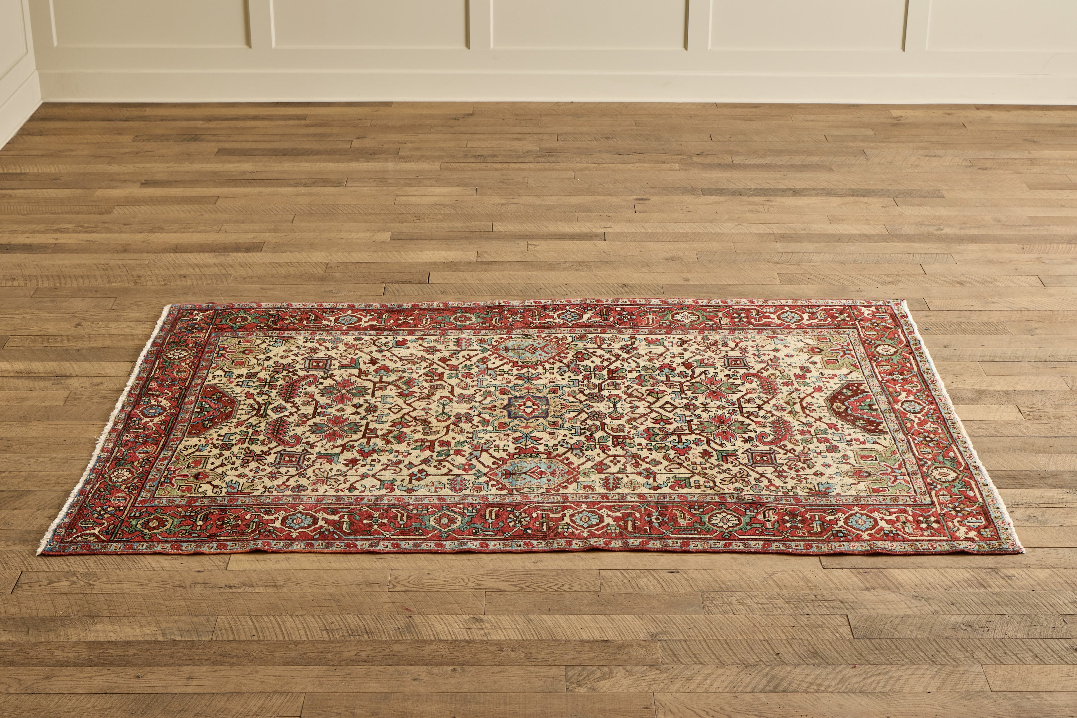 Floral Heriz Rug 6'9 x 9'9