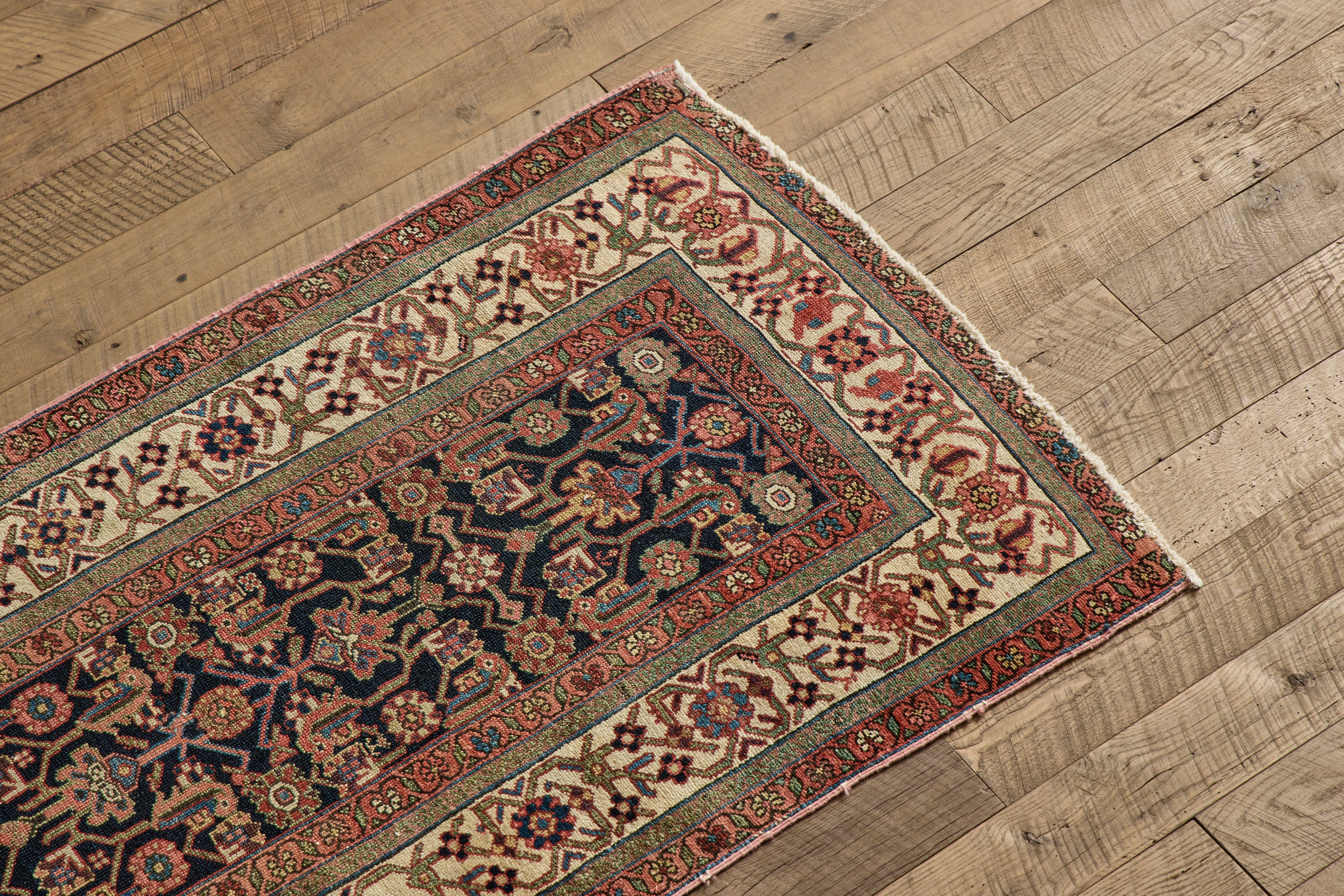 Persian Floral Malayer Runner 3'4 x 13'8