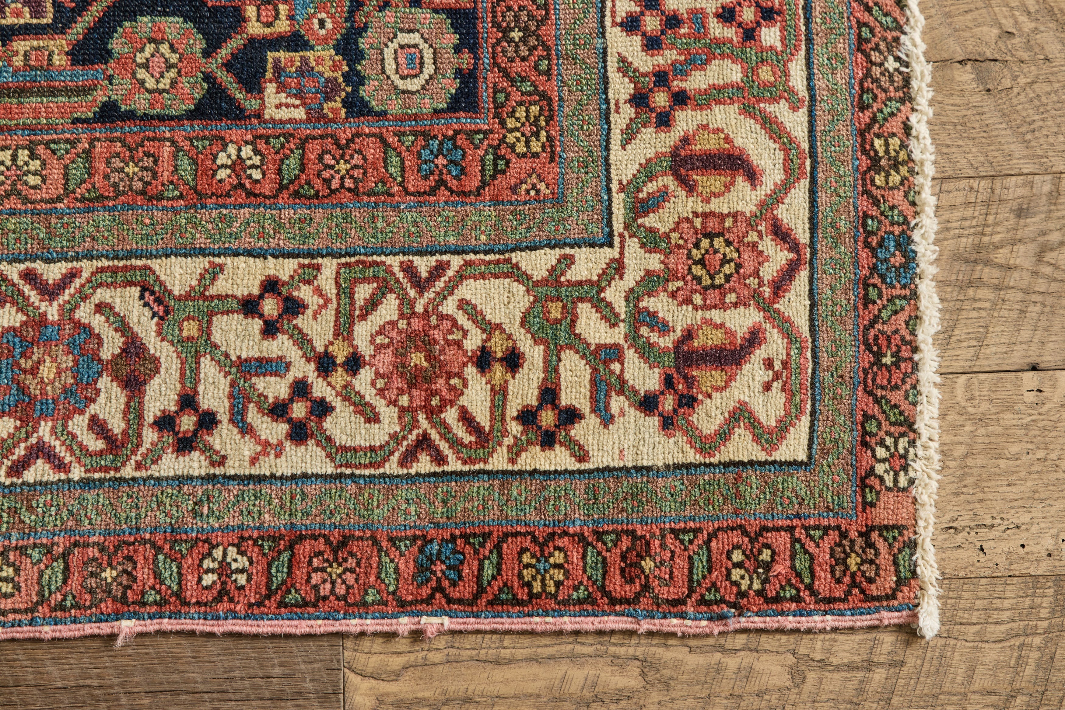Persian Floral Malayer Runner 3'4 x 13'8