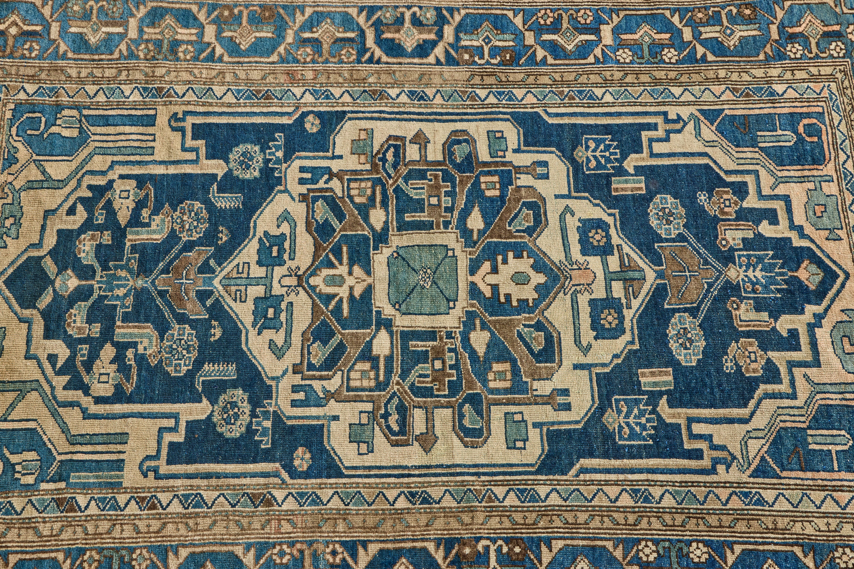Blue Malayer Rug 4'5 x 6'6