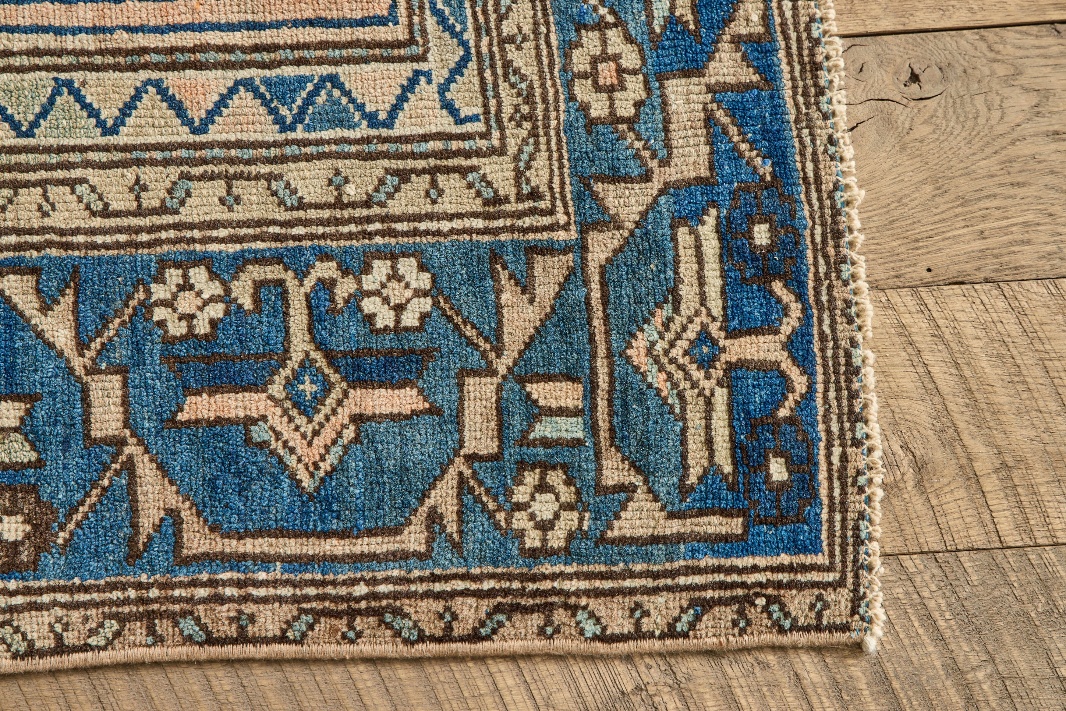 Blue Malayer Rug 4'5 x 6'6