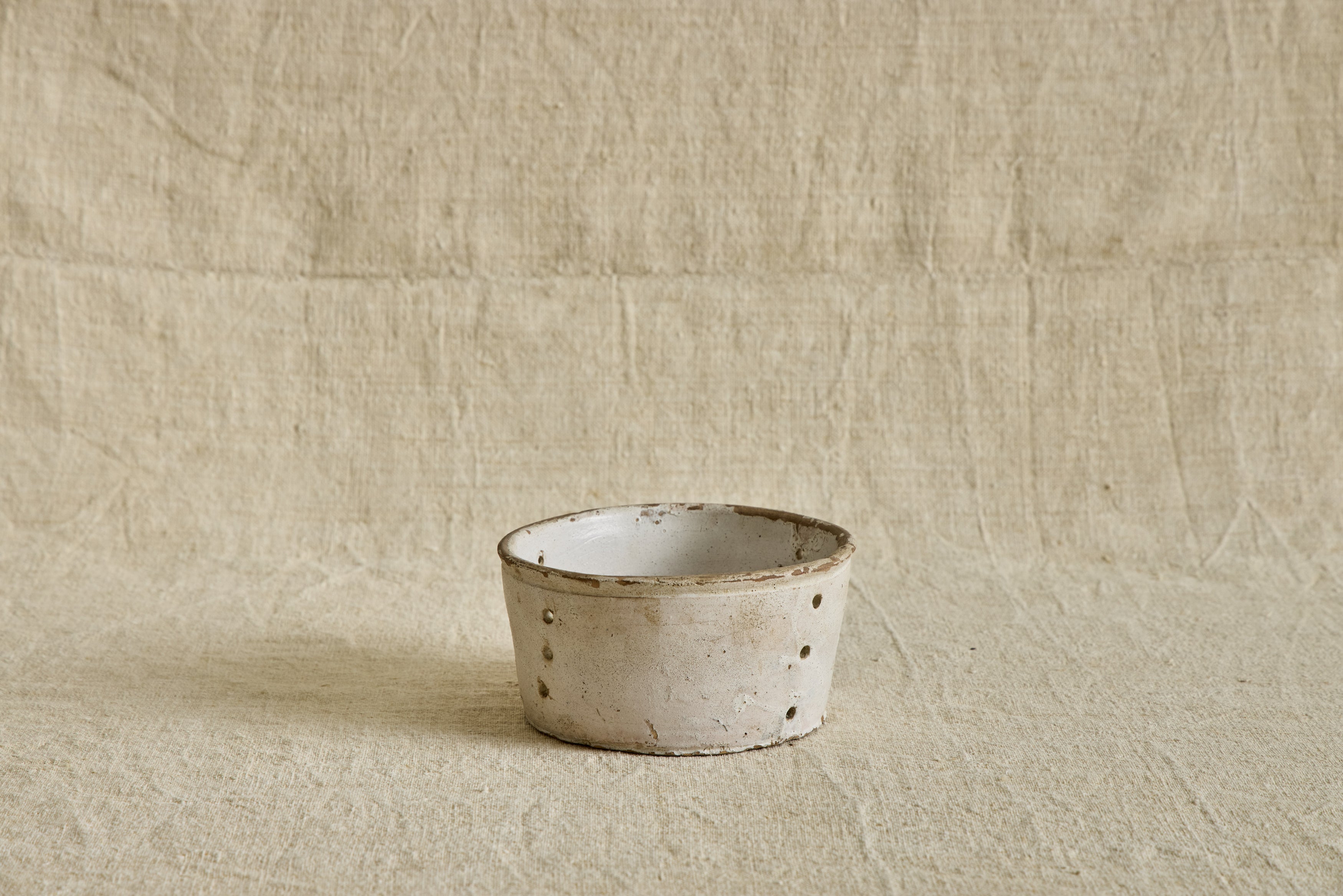 French Stoneware Strainer