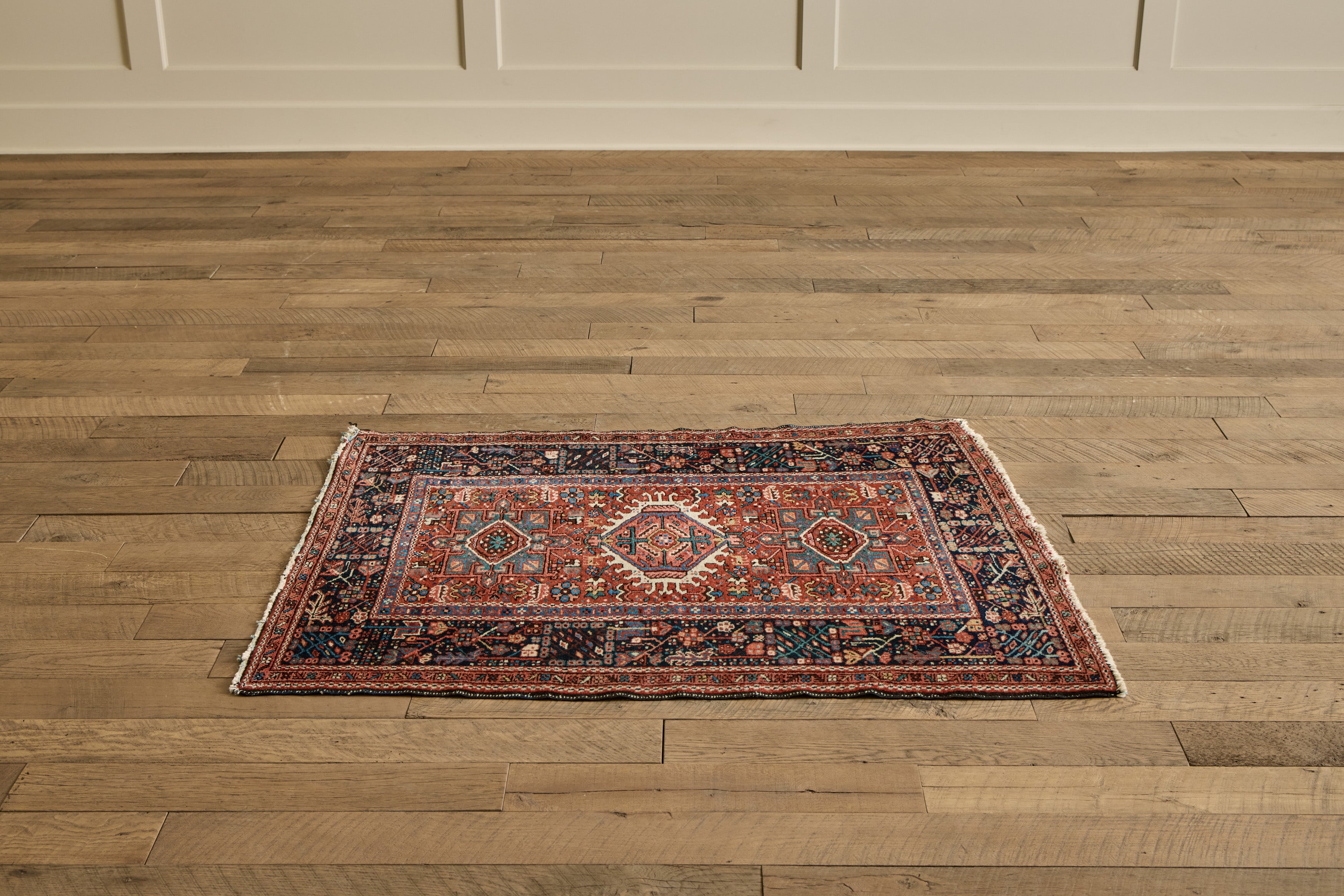 Tribal Medallion Throw Rug 3'8 X 4'8