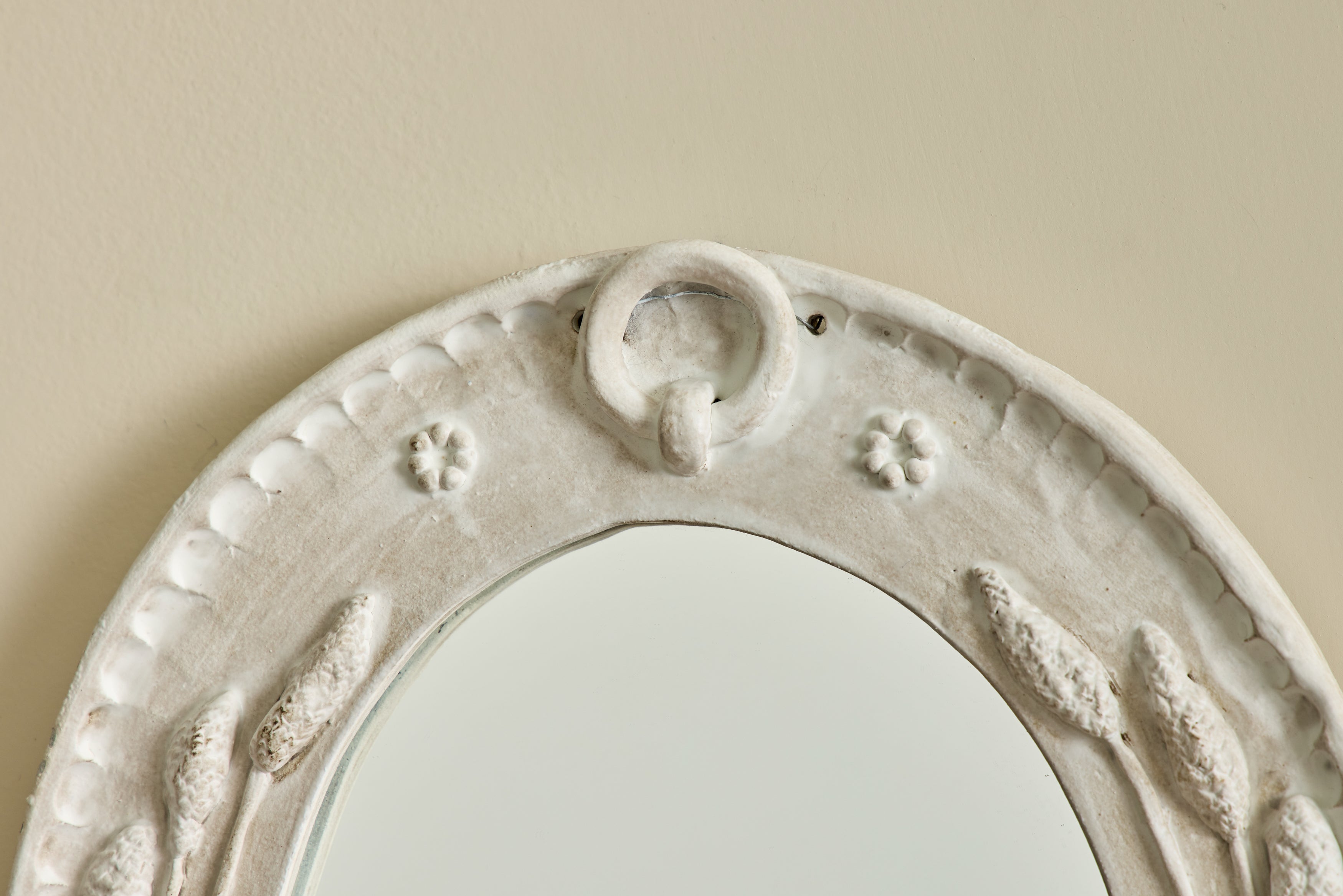 Oval Ceramic Mirror