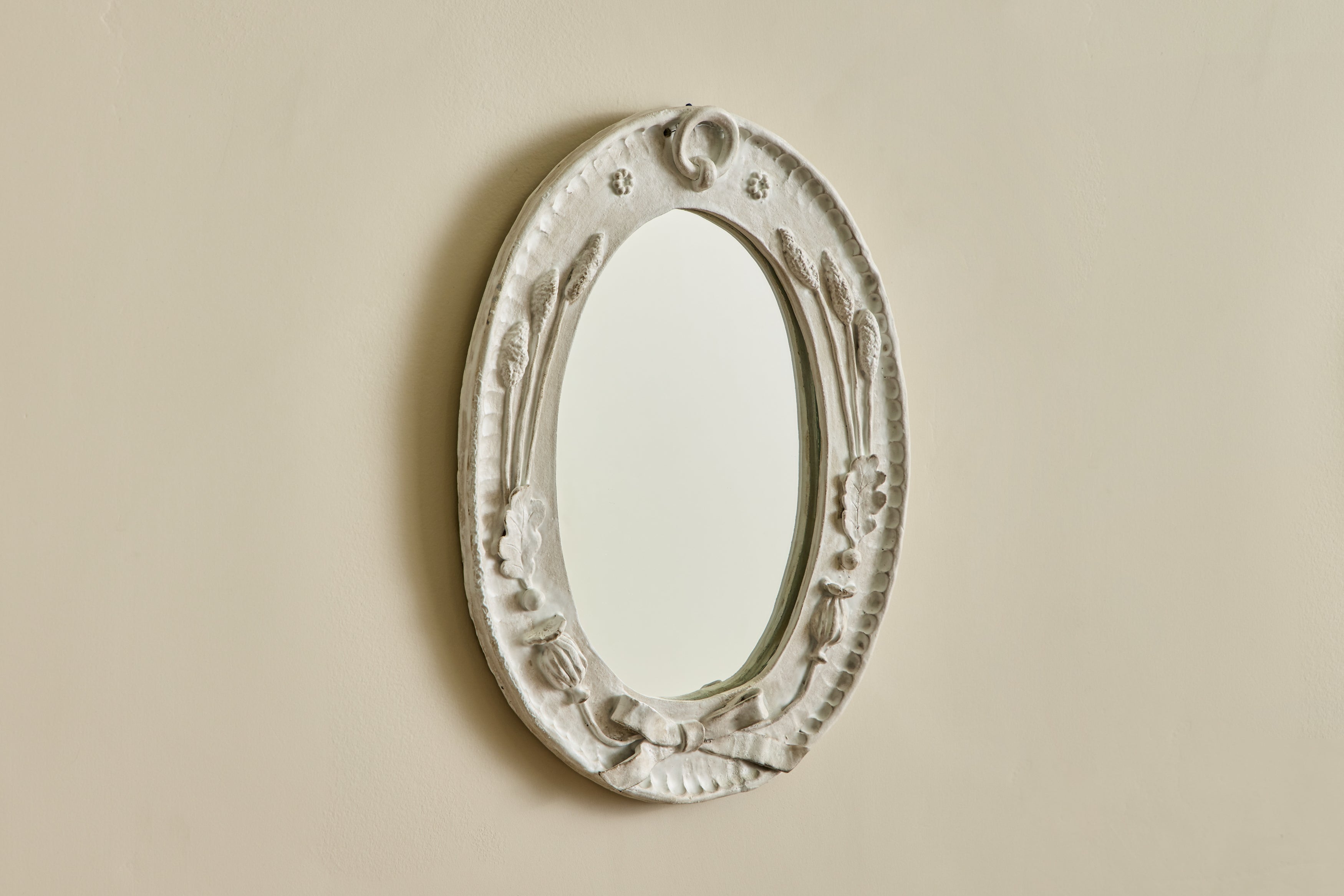 Oval Ceramic Mirror