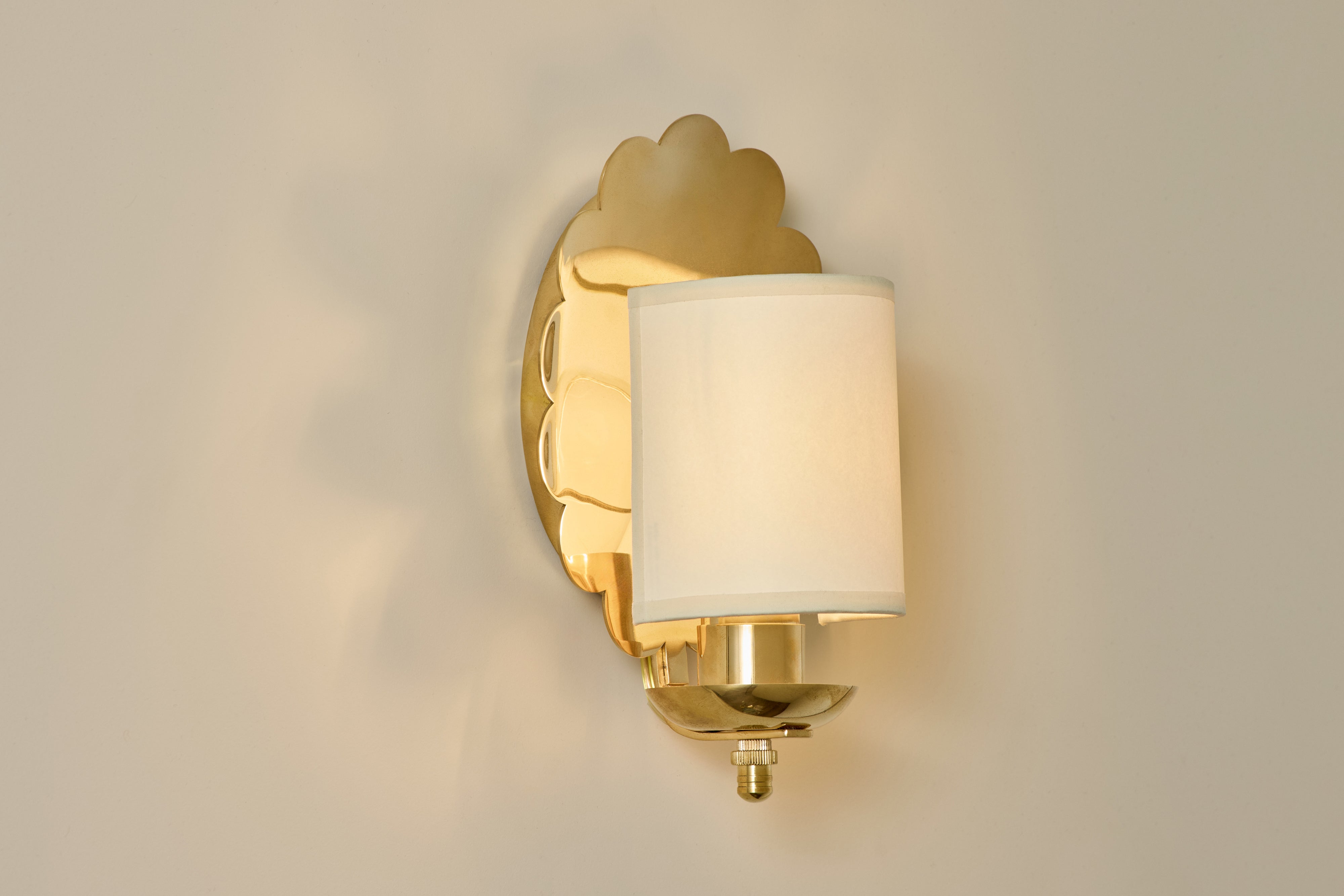Paper Sconce Shade, Ivory
