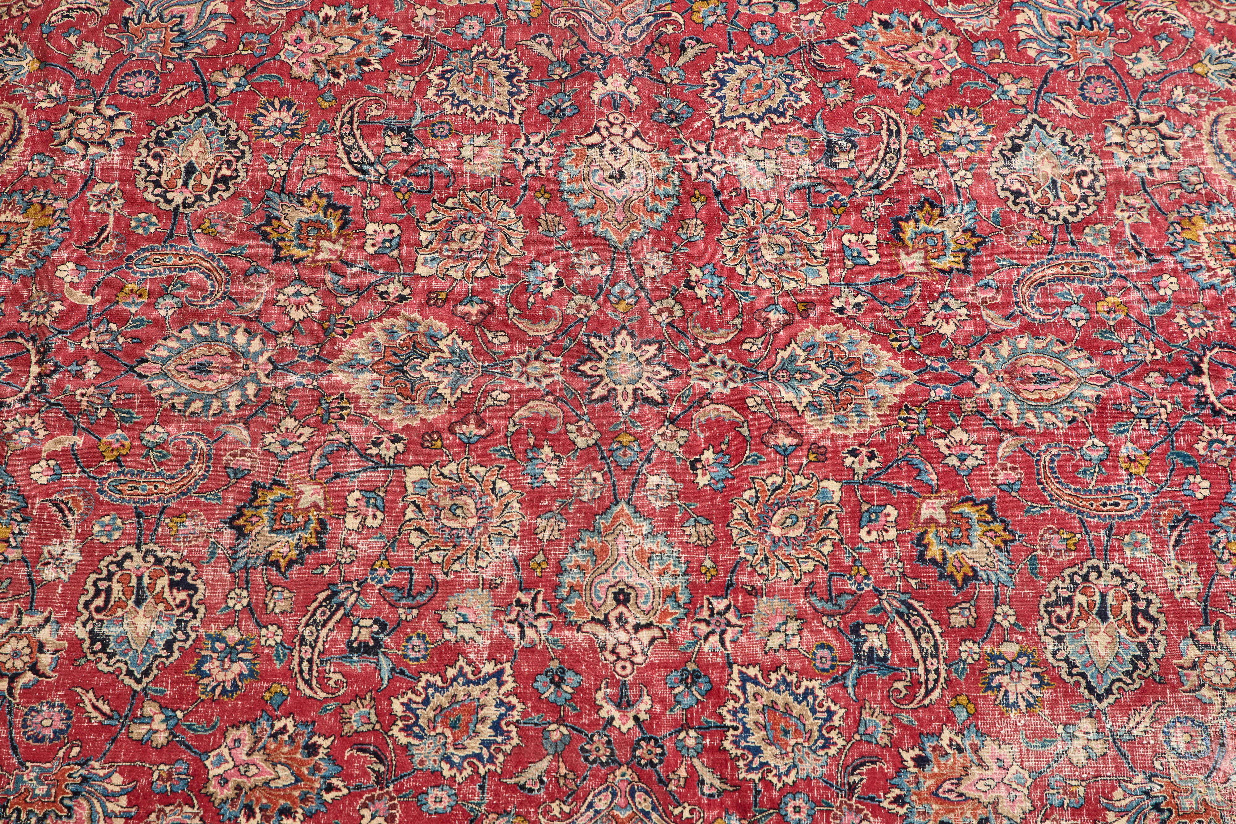 Persian Floral Tabriz Rug 10 x 13