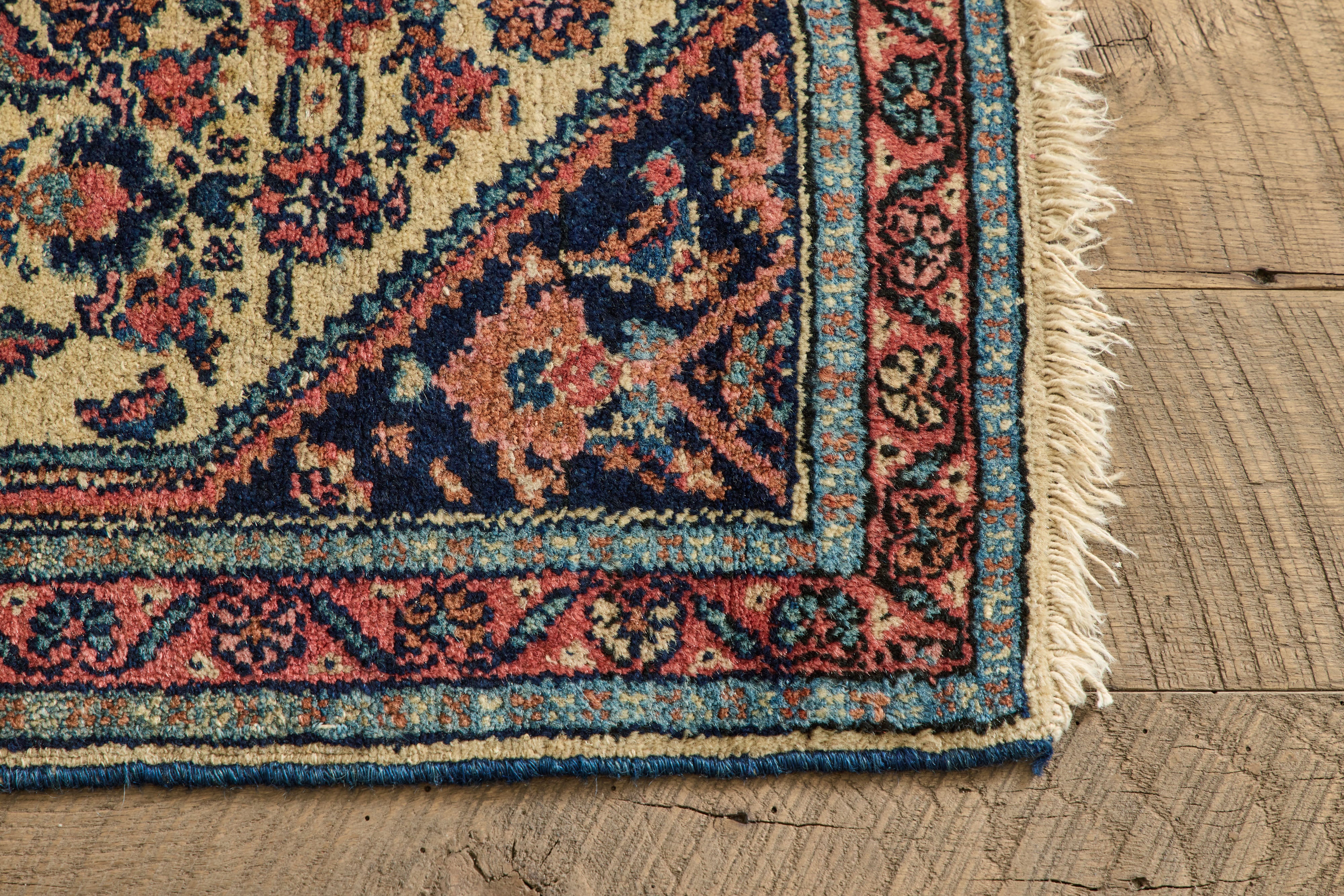 Persian Dargazine Throw Rug 2’ x 3’