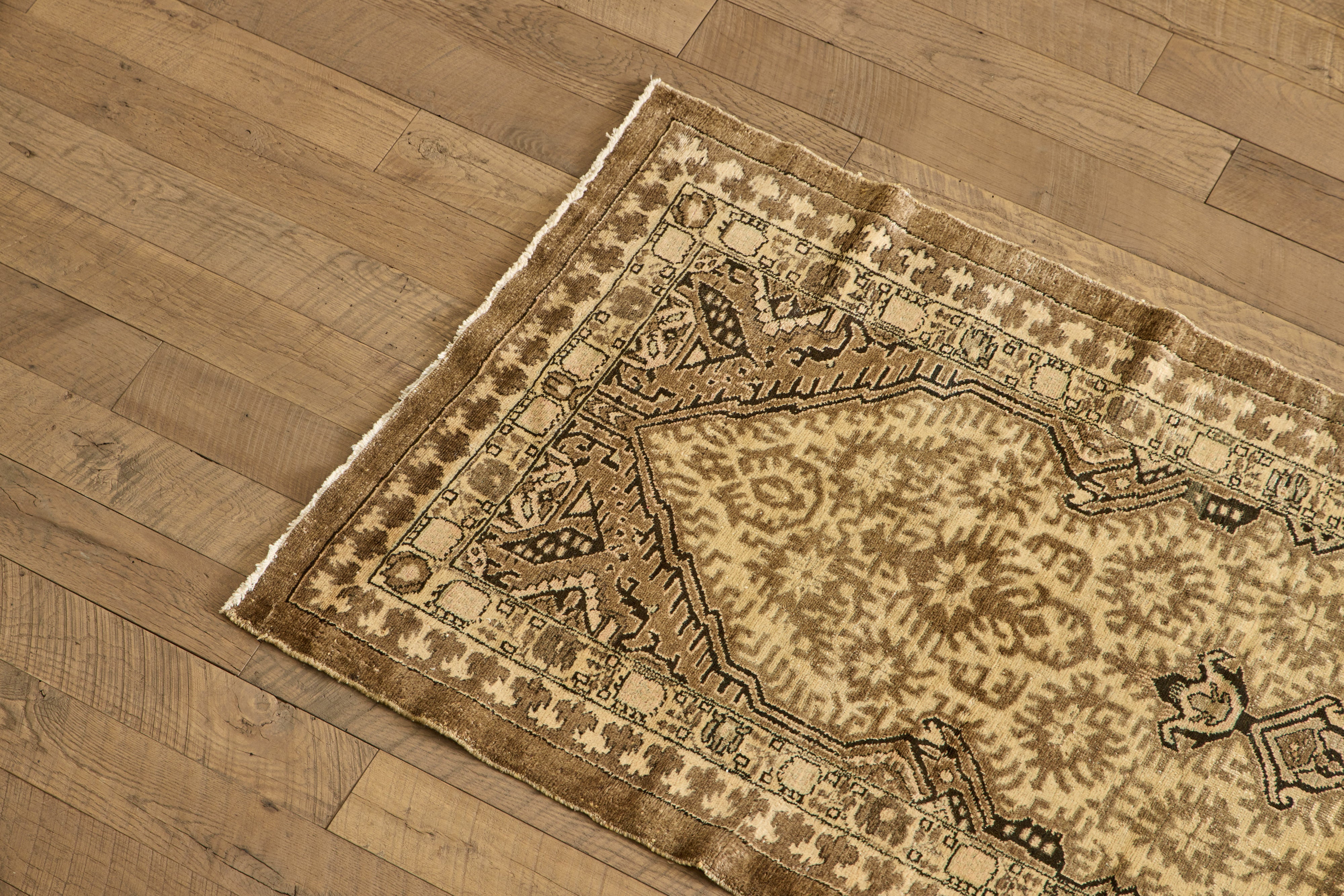 1920s Neutral Persian Runner 3'4 x 11'5