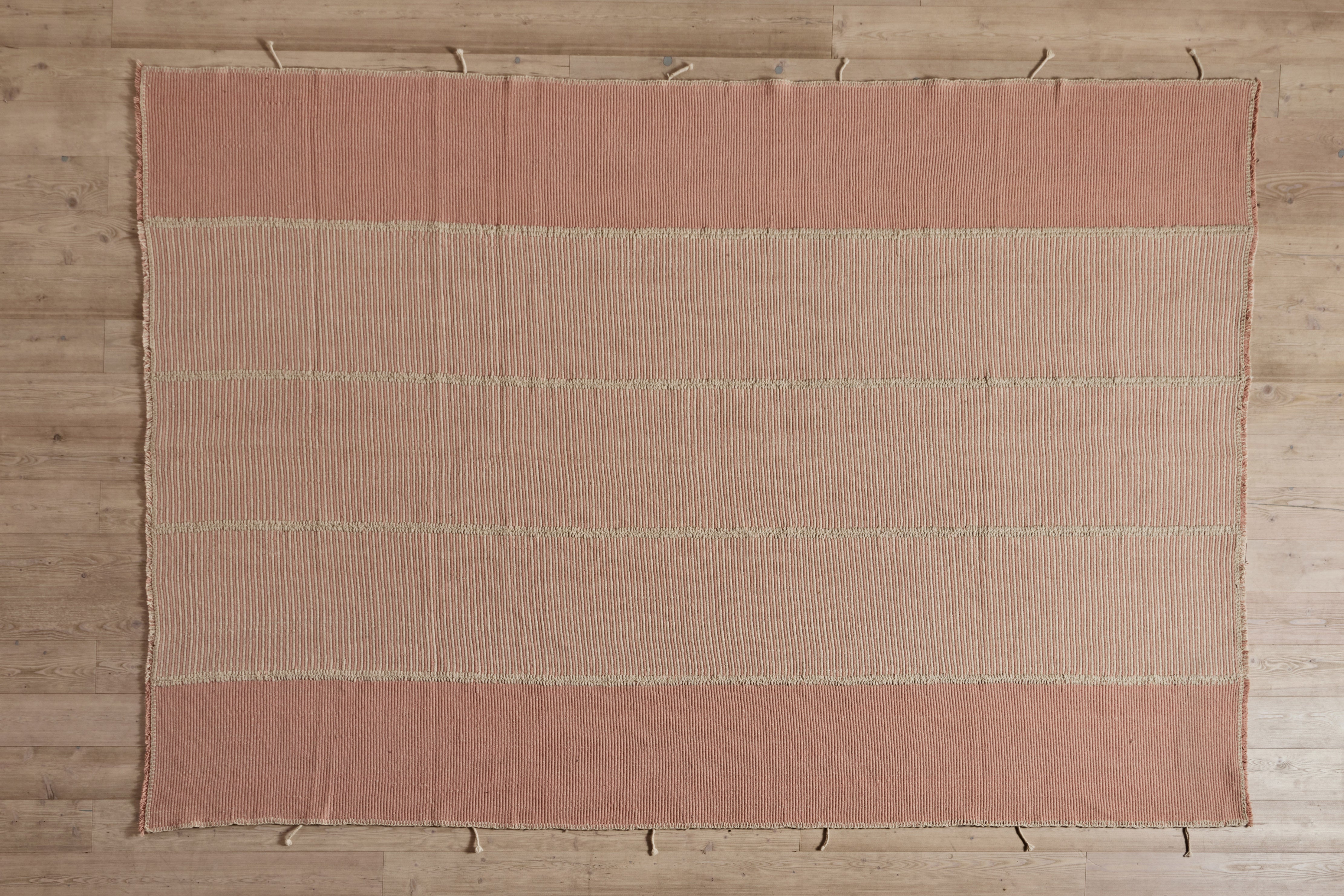 Pink Wool Kilim, 8'8 x 12'4 -  In Stock