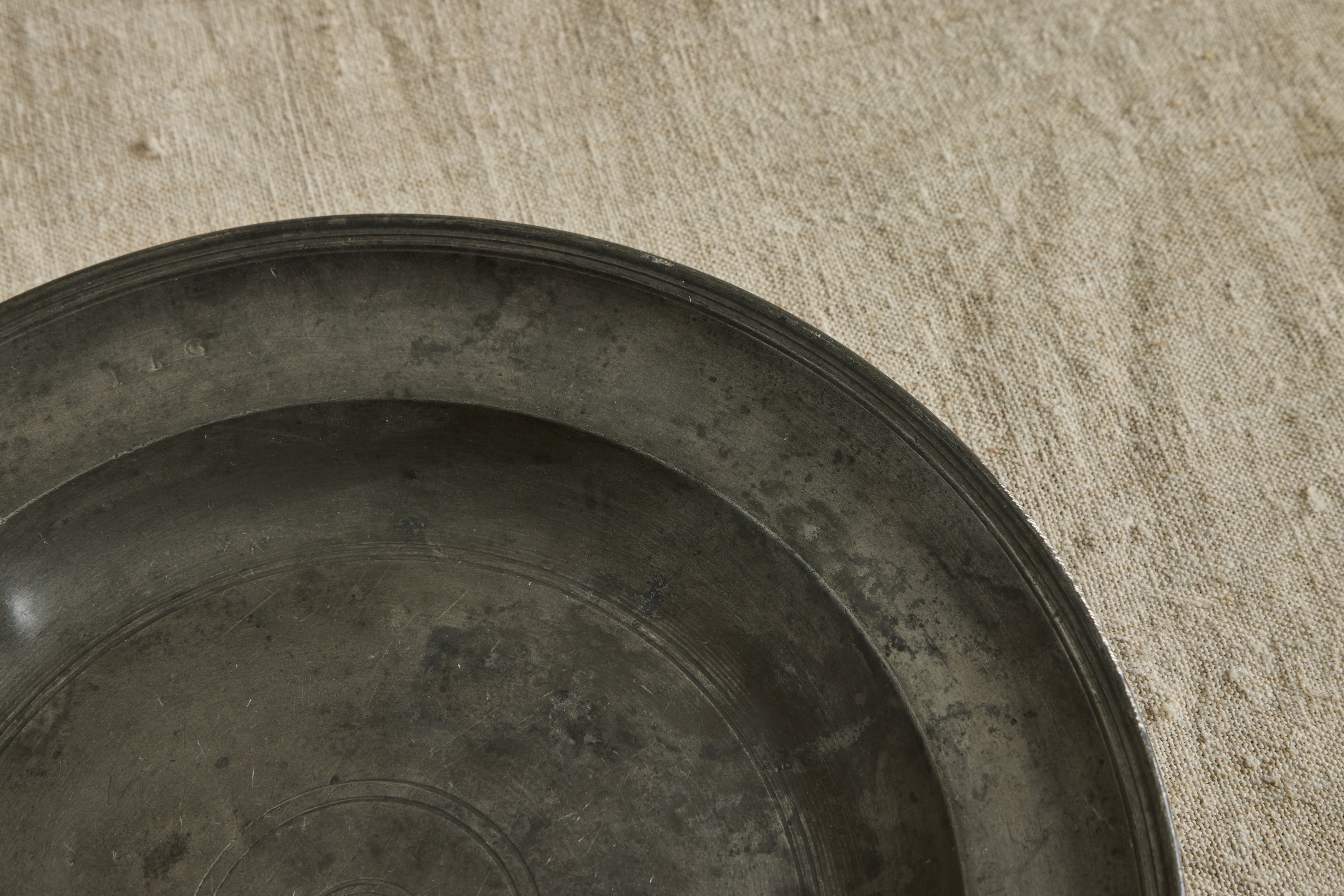 English Pewter Dish 14"