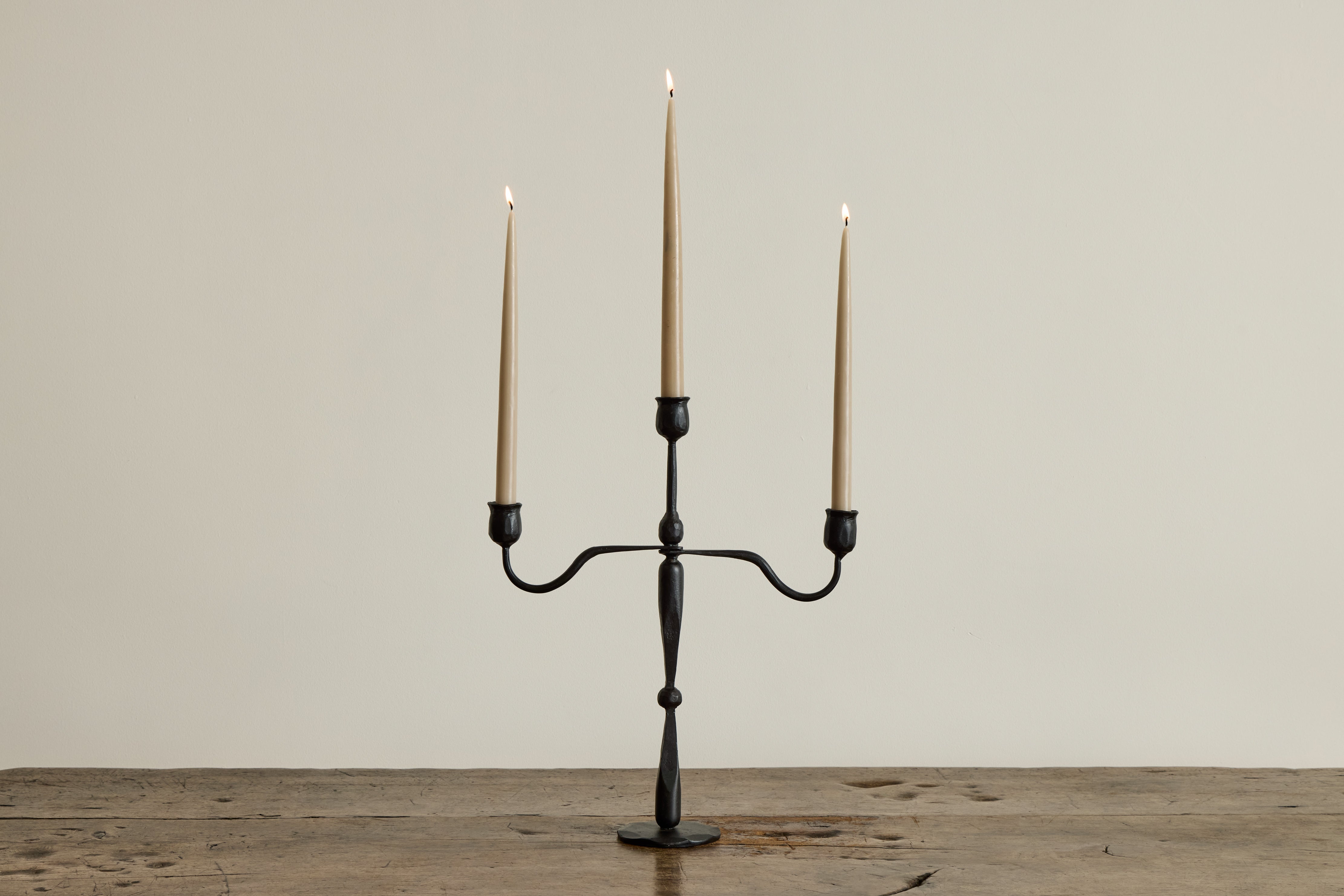 Forged Iron Candelabra