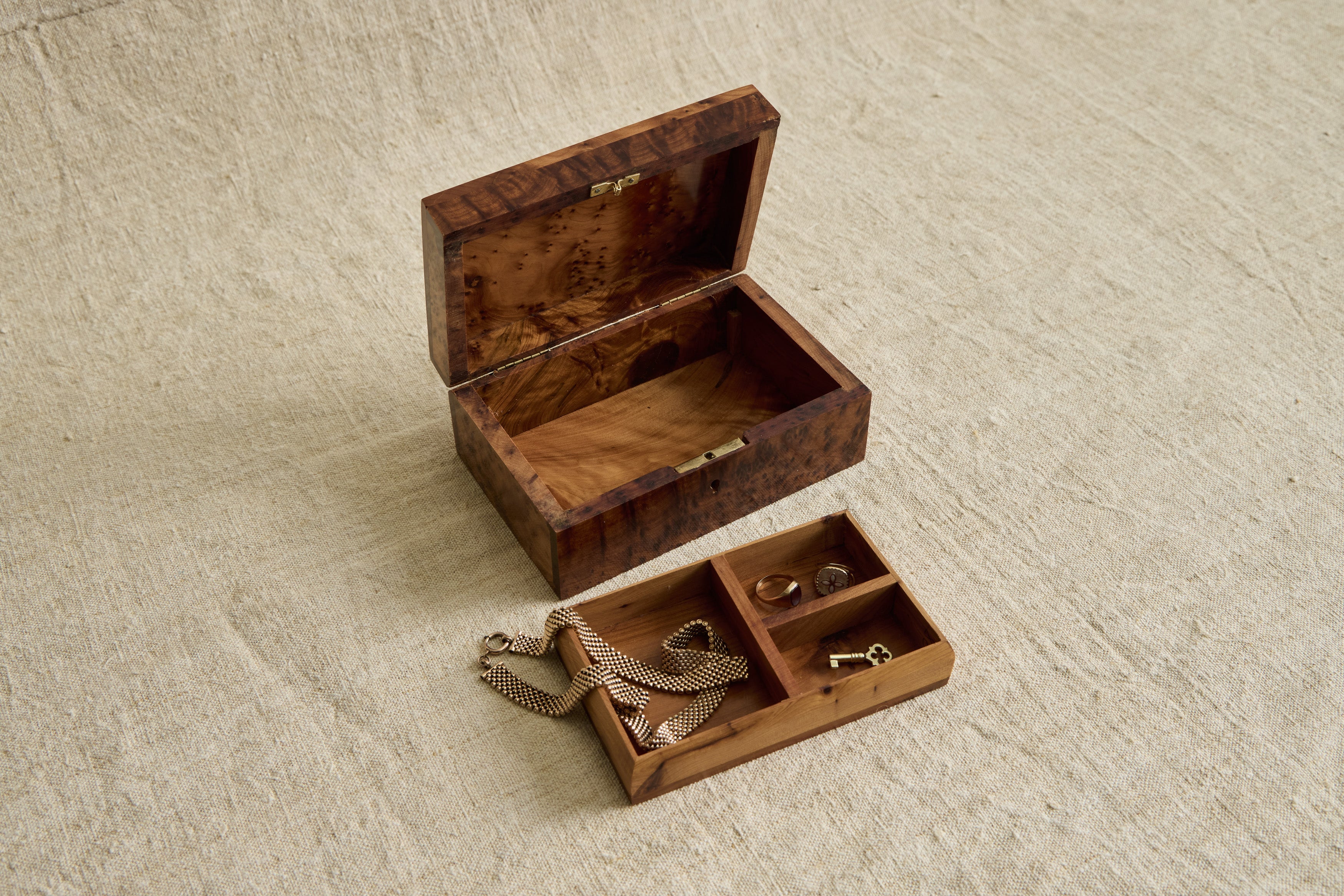 Burlwood Jewelry Box