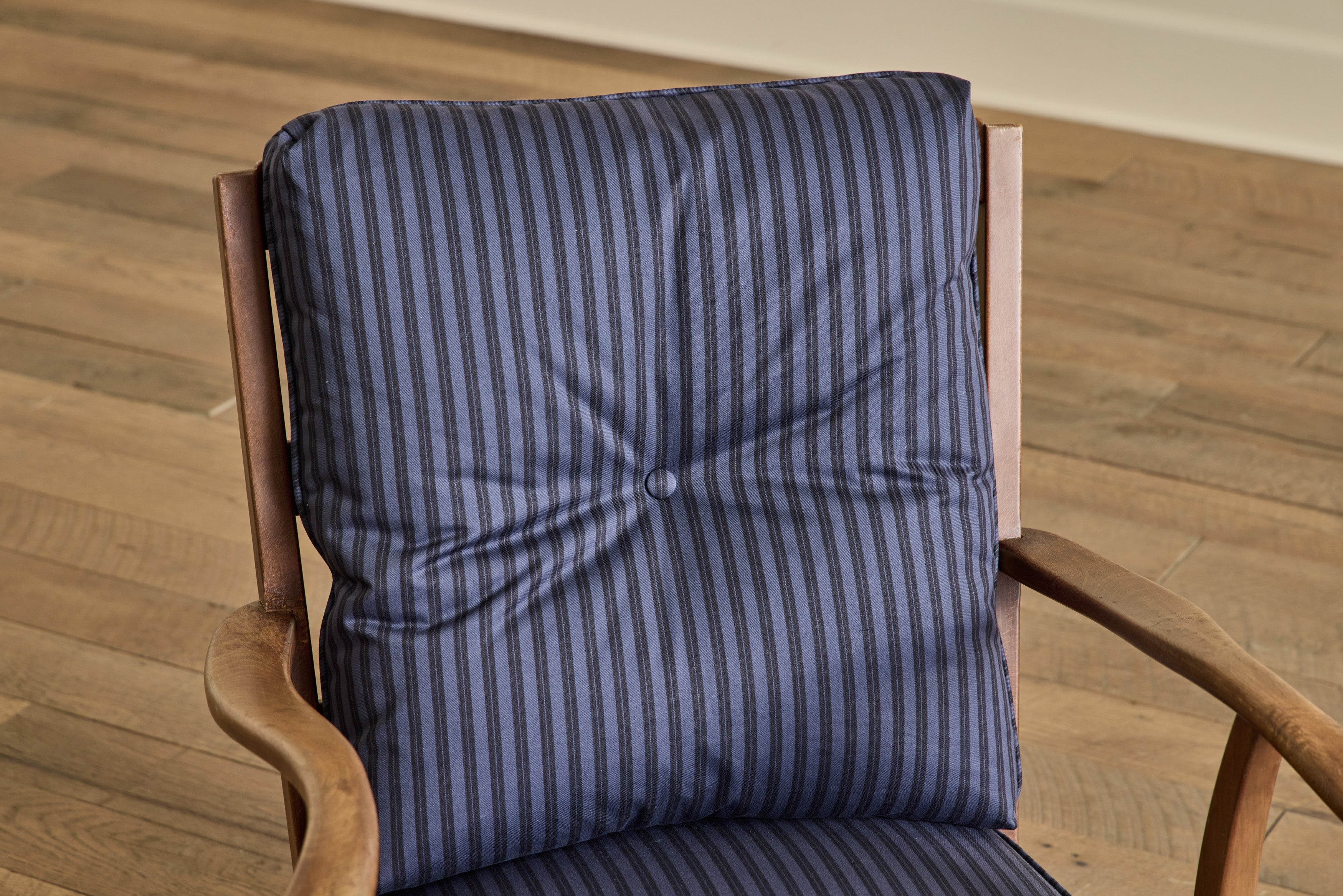 Danish Beech Wood Lounge Chair