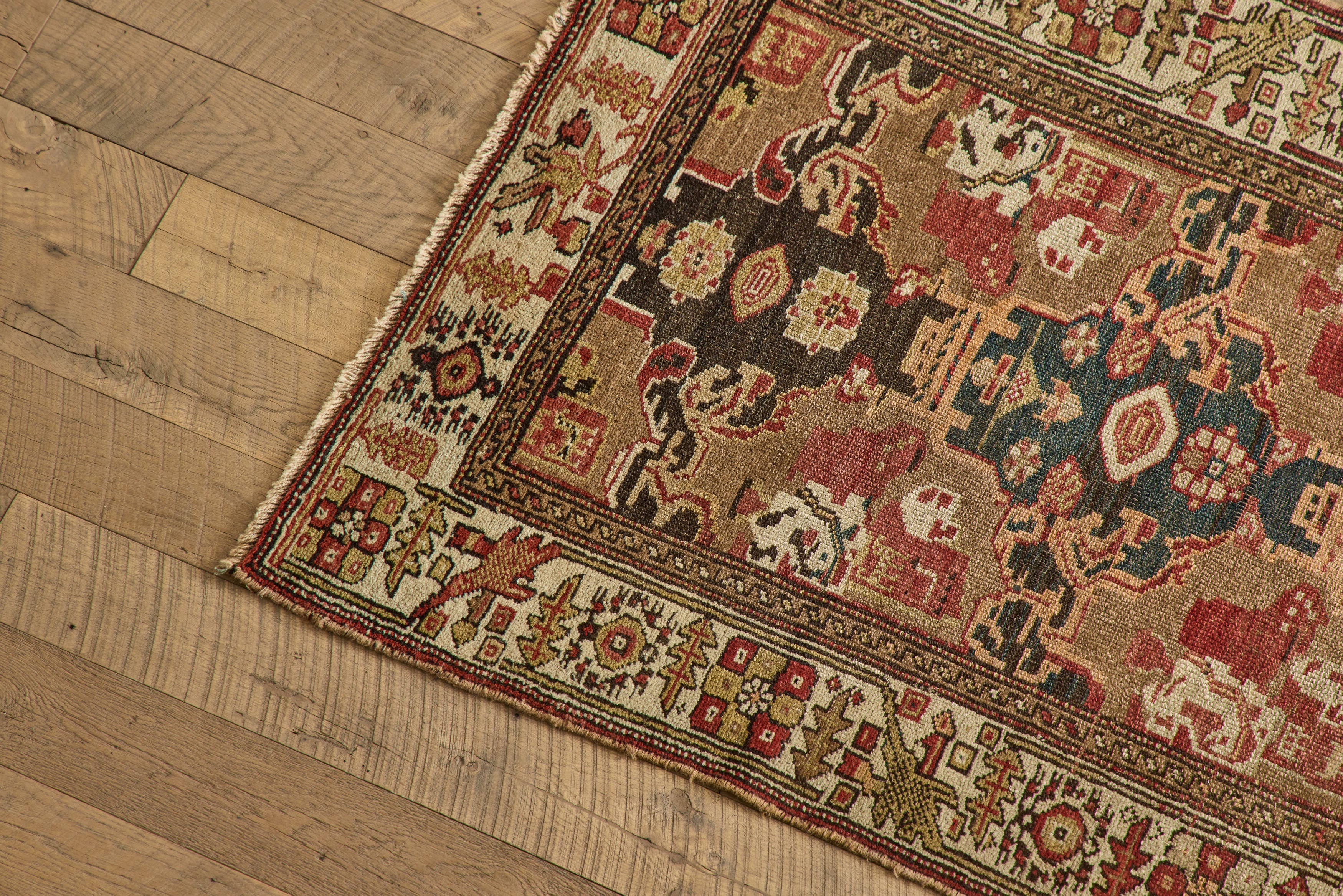 19th Century Tribal Rug 3'5 x 7