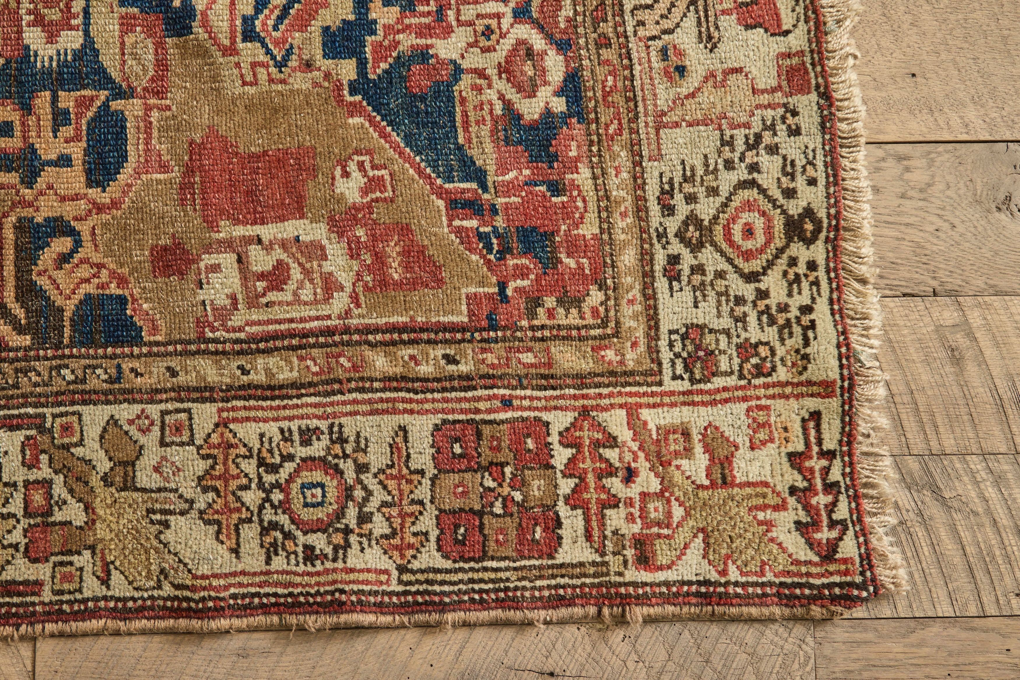 19th Century Tribal Rug 3'5 x 7