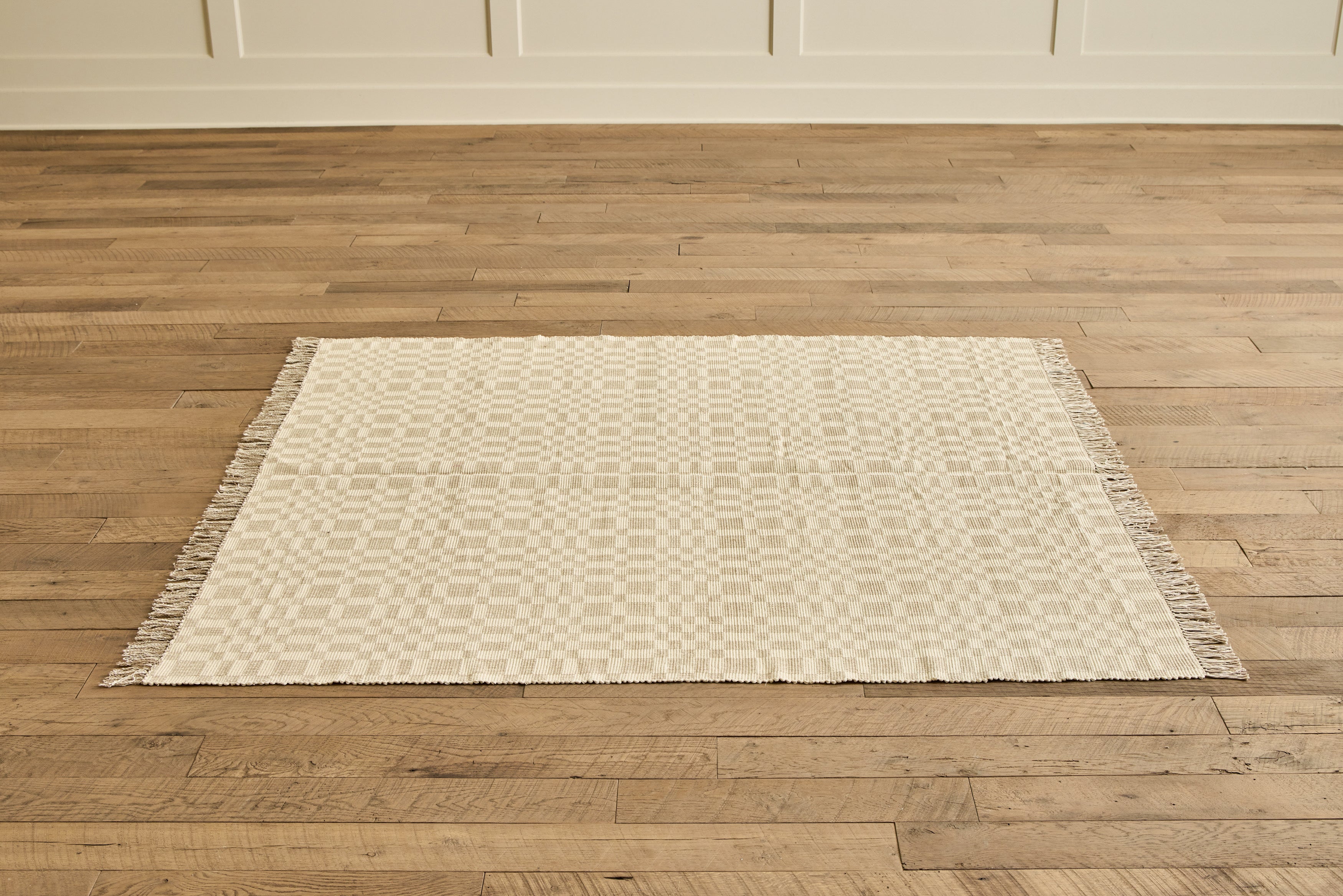 Geometric Checkerboard #34-L Rug
