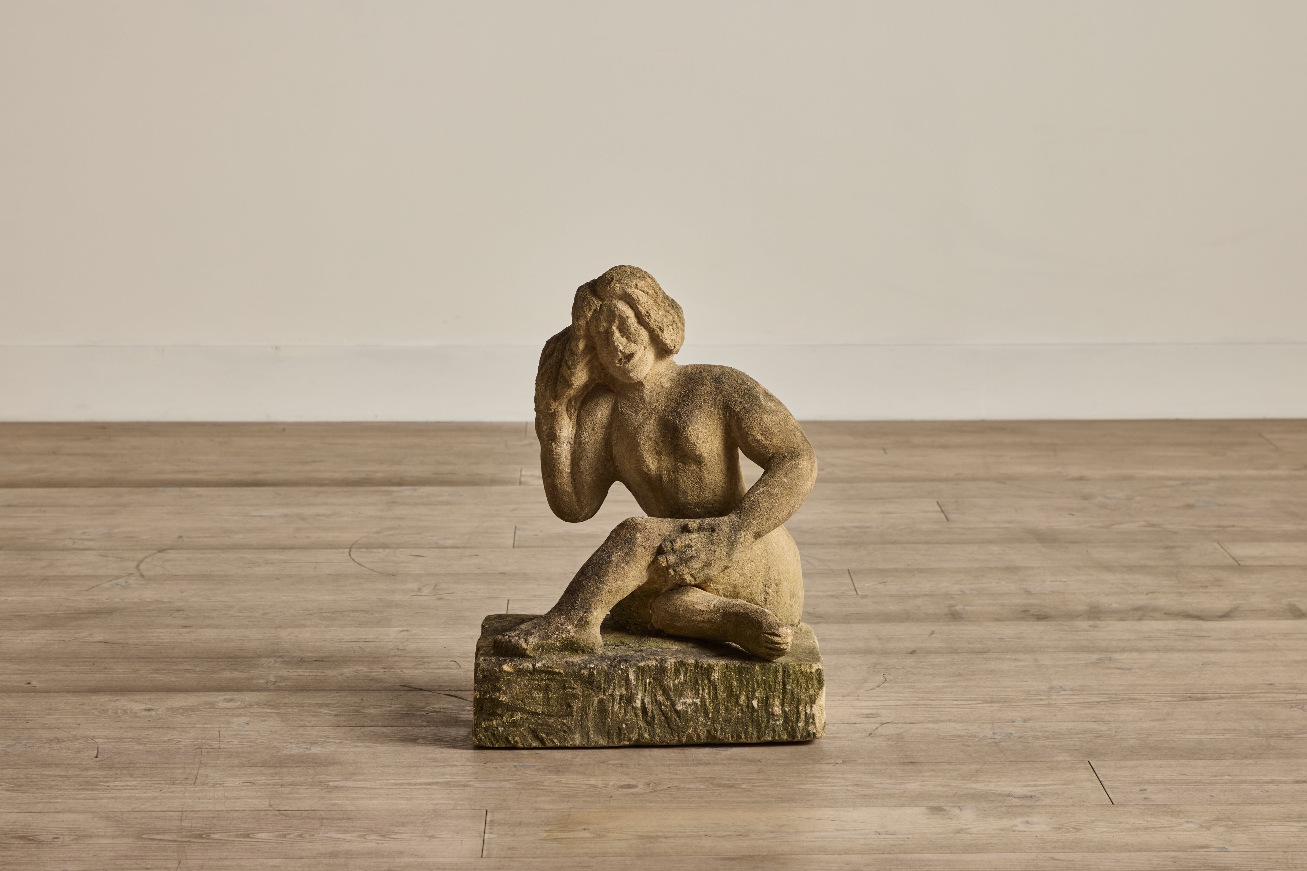 19th Century Female Stone Figure