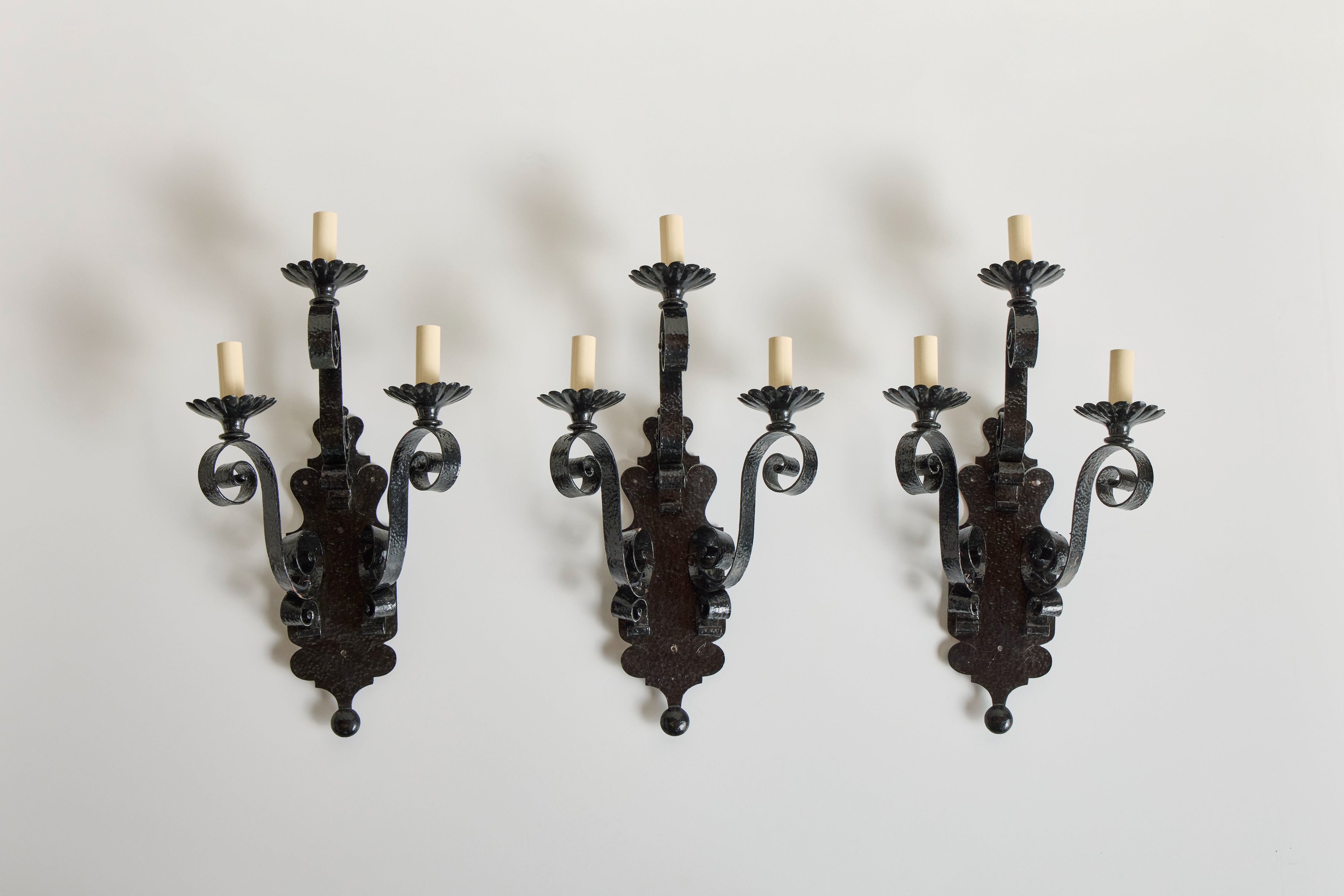 Scroll Iron Sconce