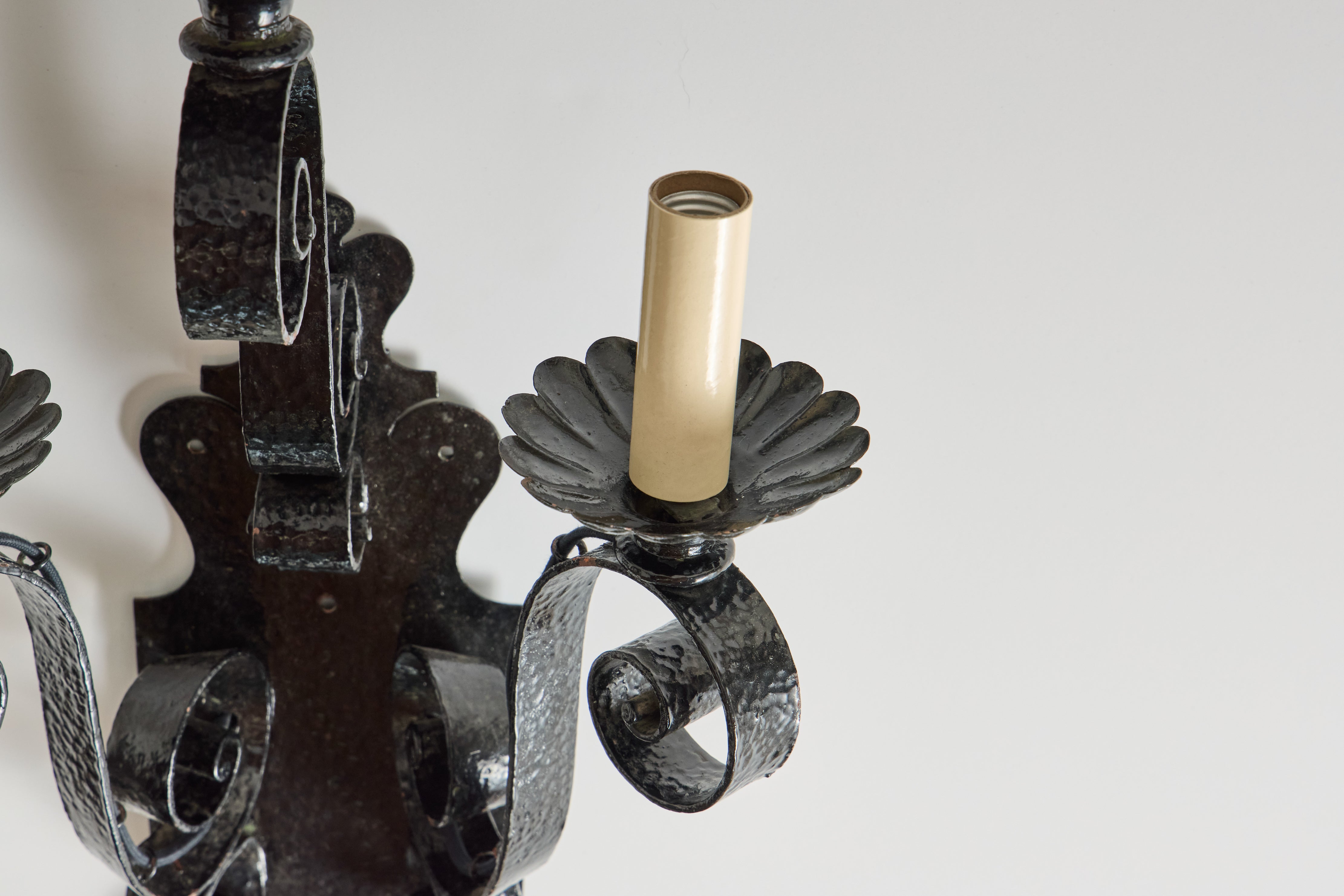 Scroll Iron Sconce