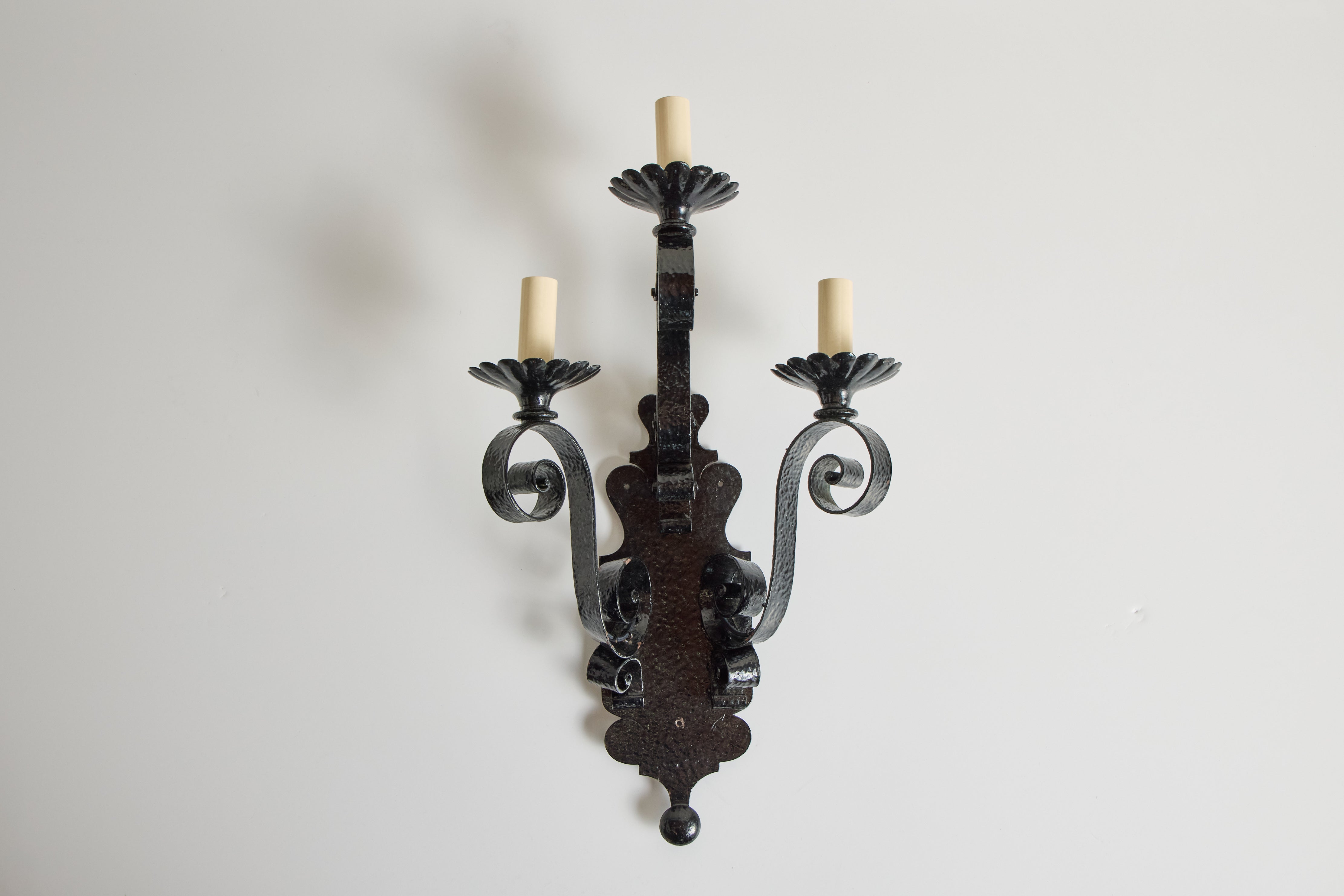 Scroll Iron Sconce