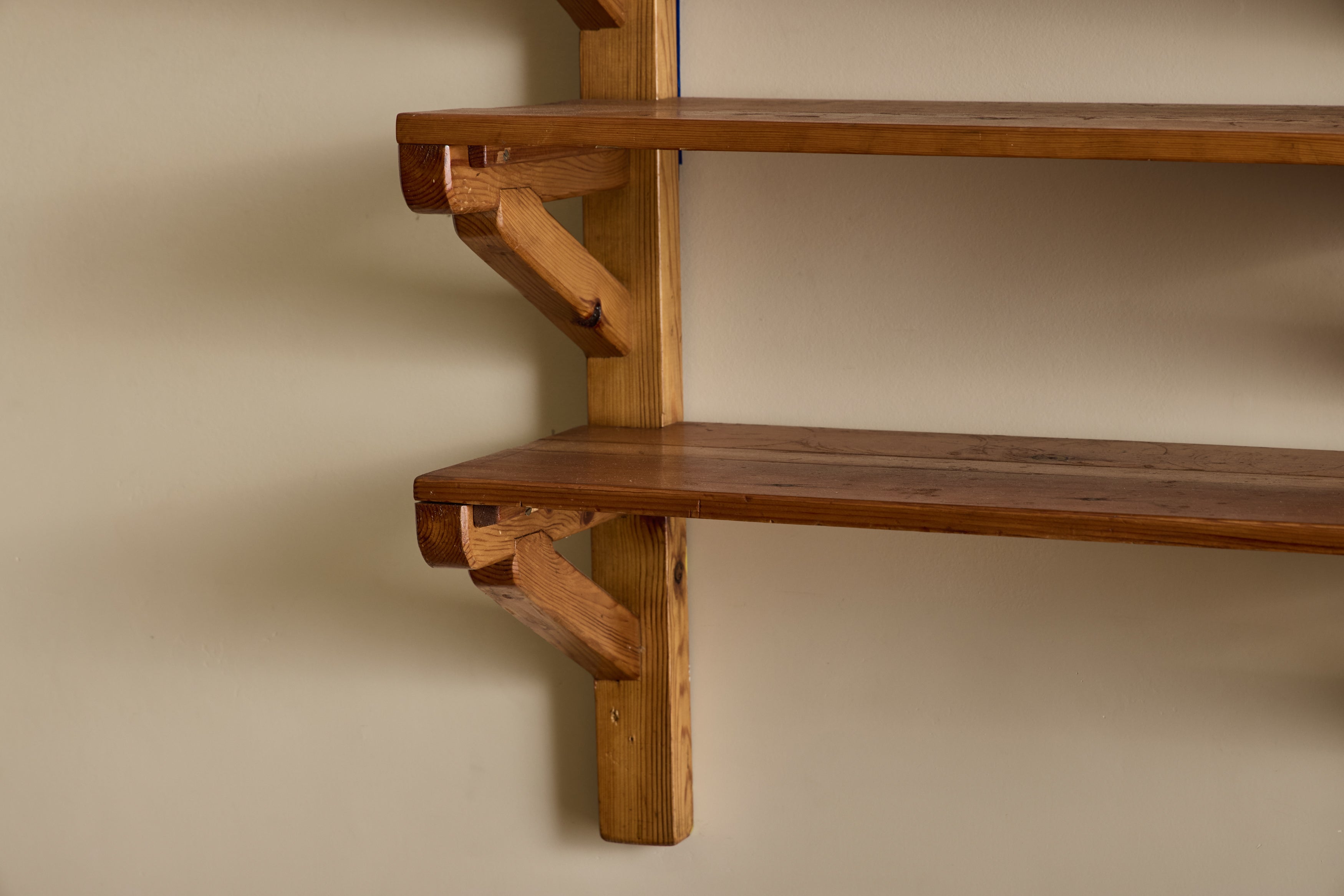 1960s Wood Wall Shelf