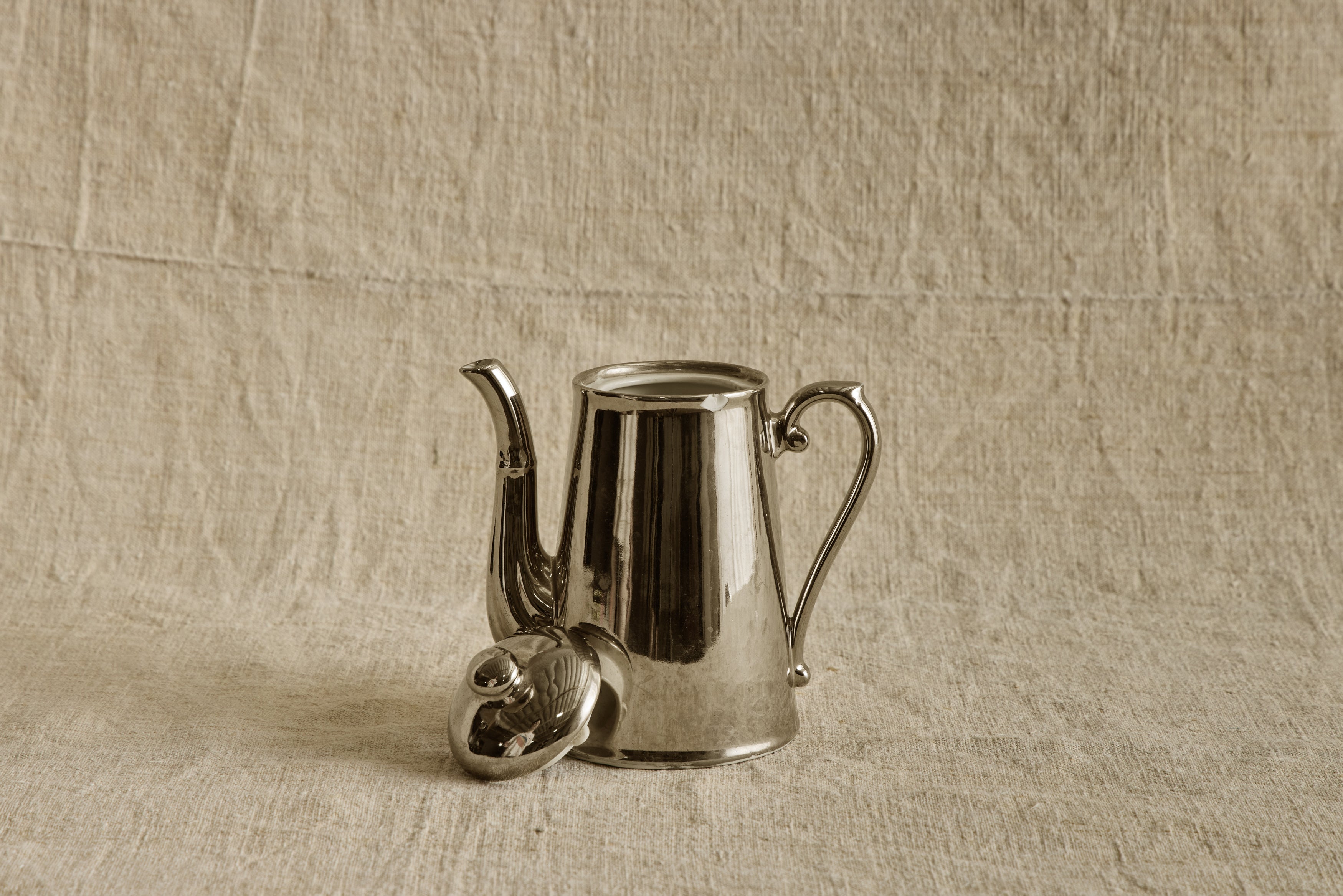 Metallic Glazed Coffee Pitcher No. 3