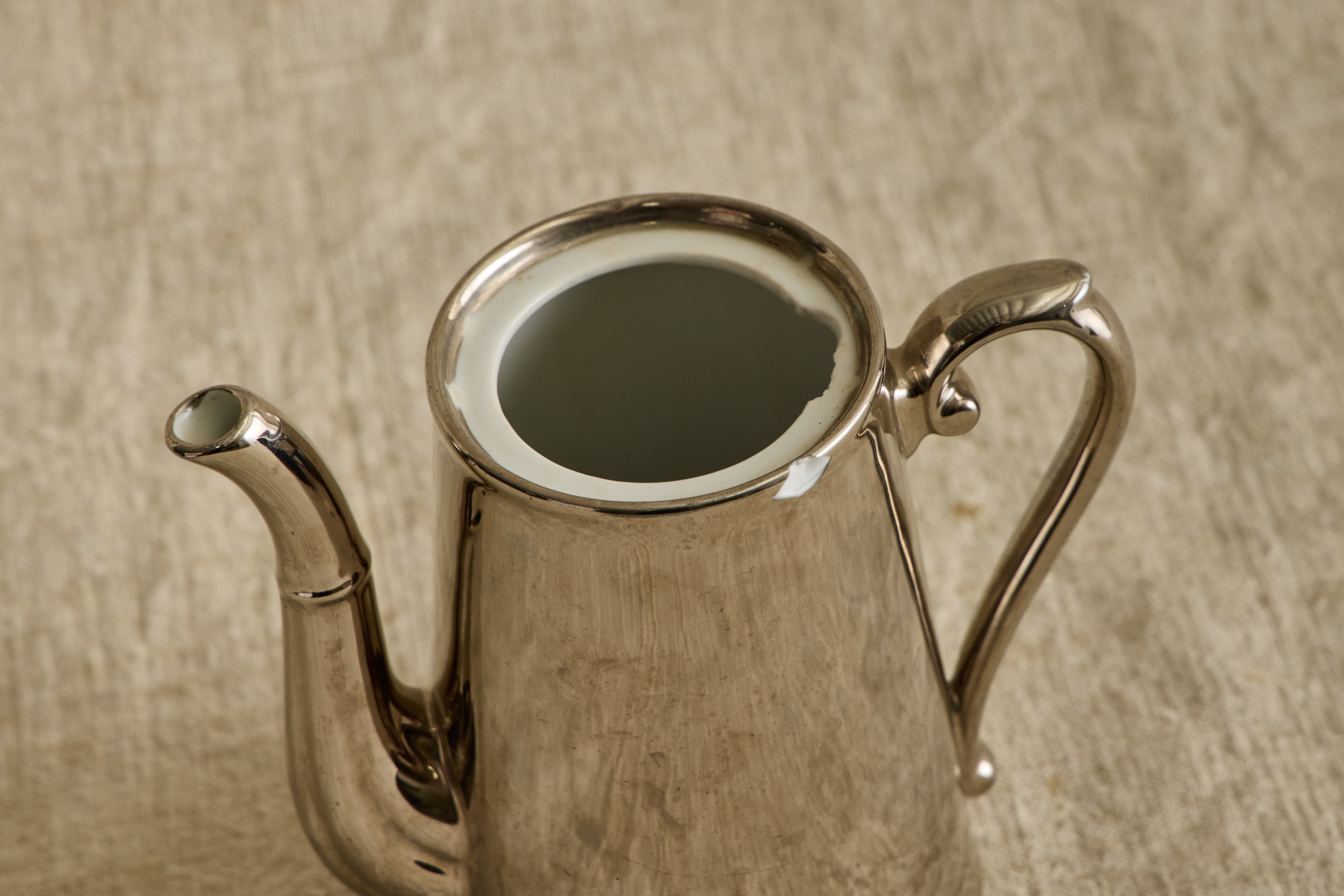 Metallic Glazed Coffee Pitcher No. 3