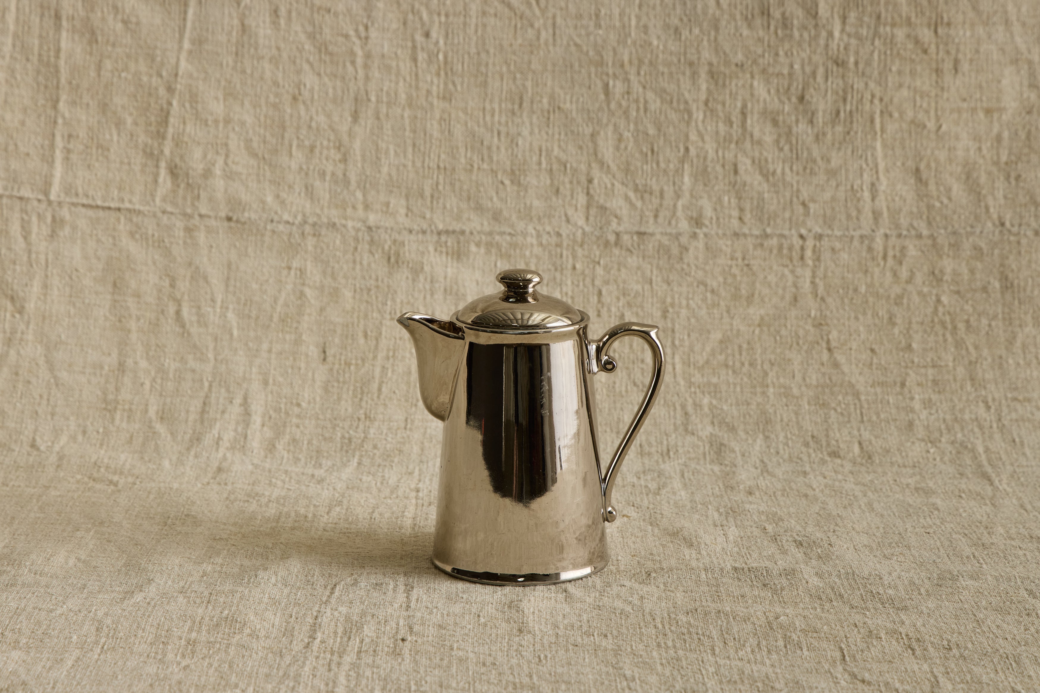 Metallic Glazed Coffee Pitcher No. 4