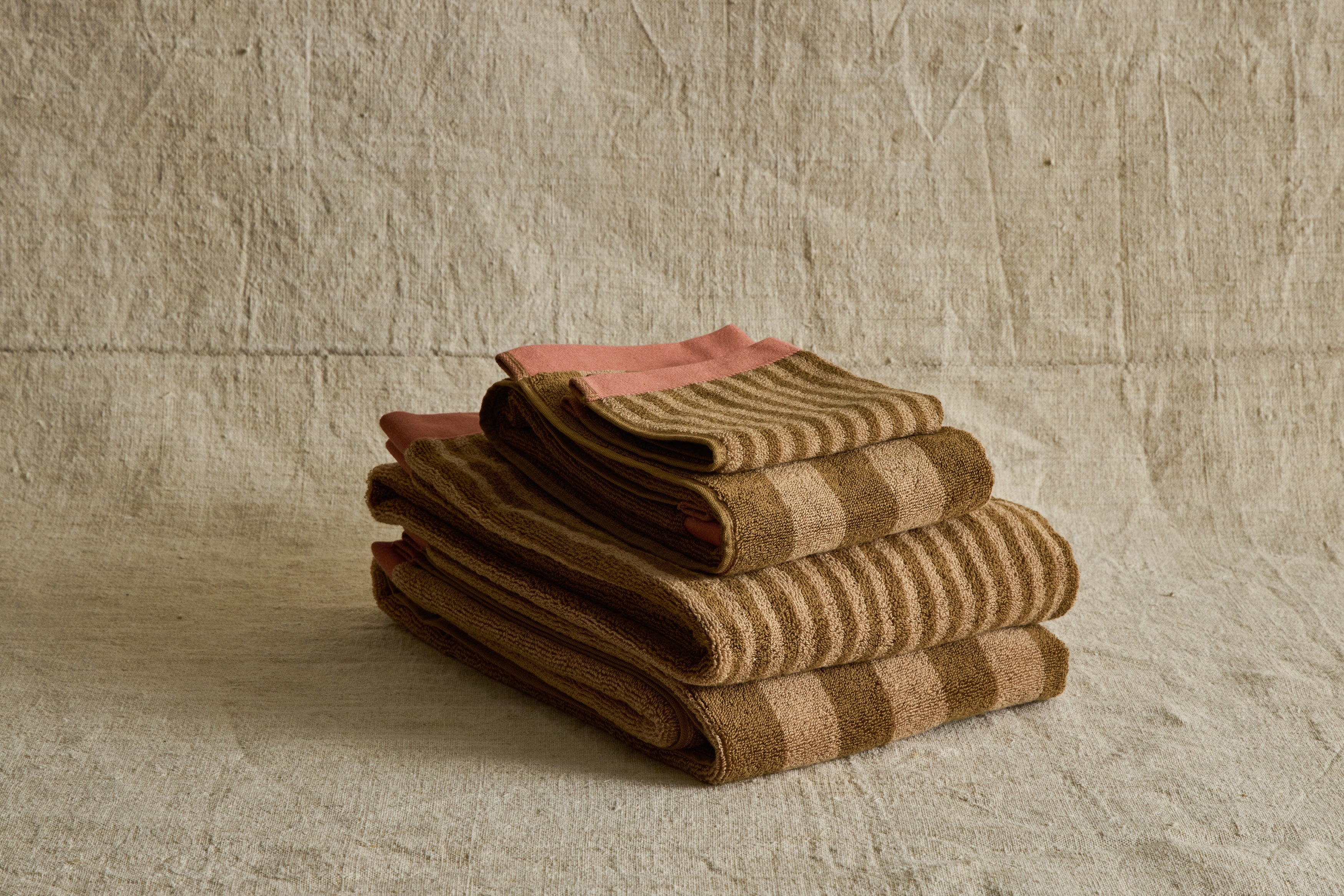 Bath Set in Clara Stripe