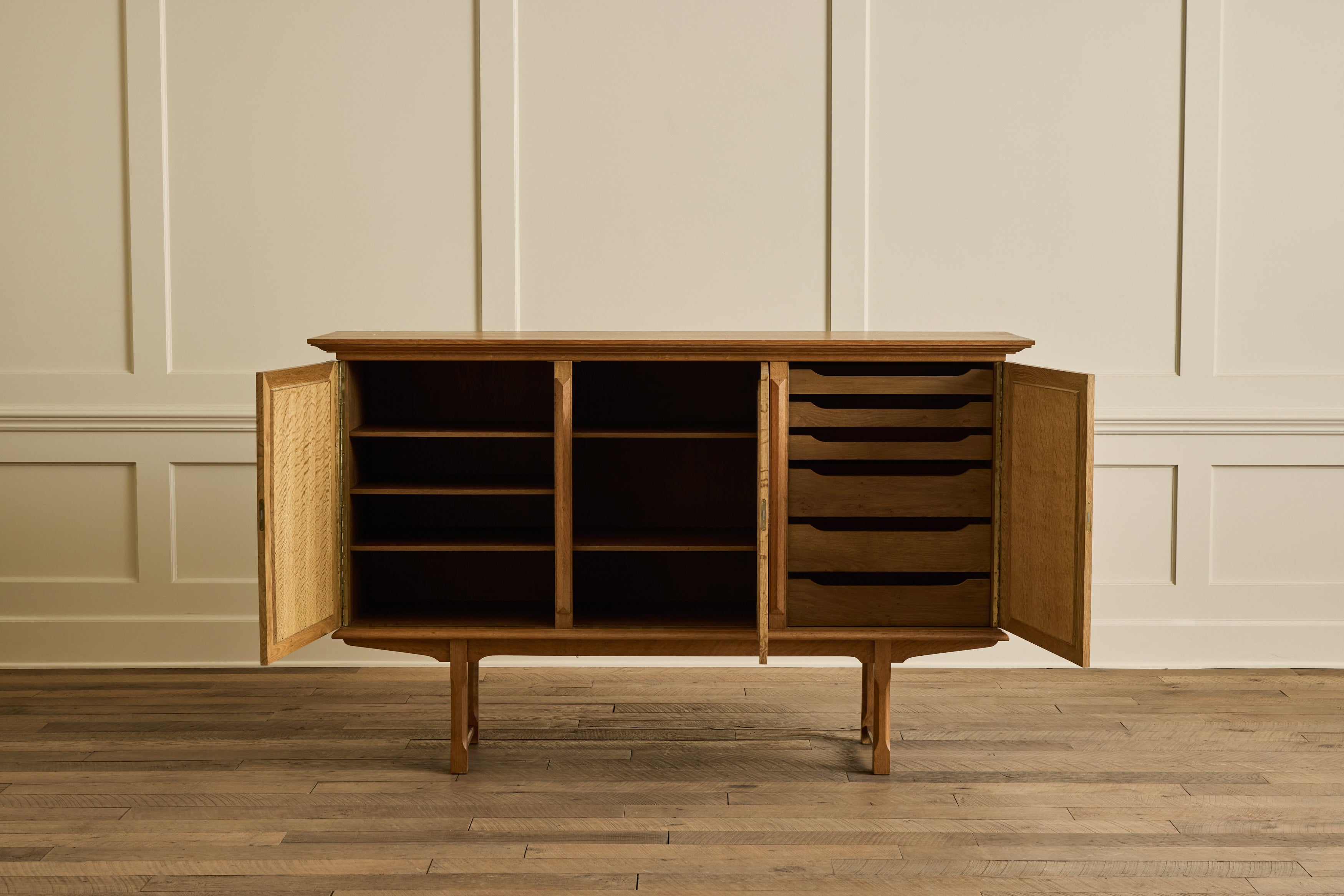 Checkered Inlay Sideboard