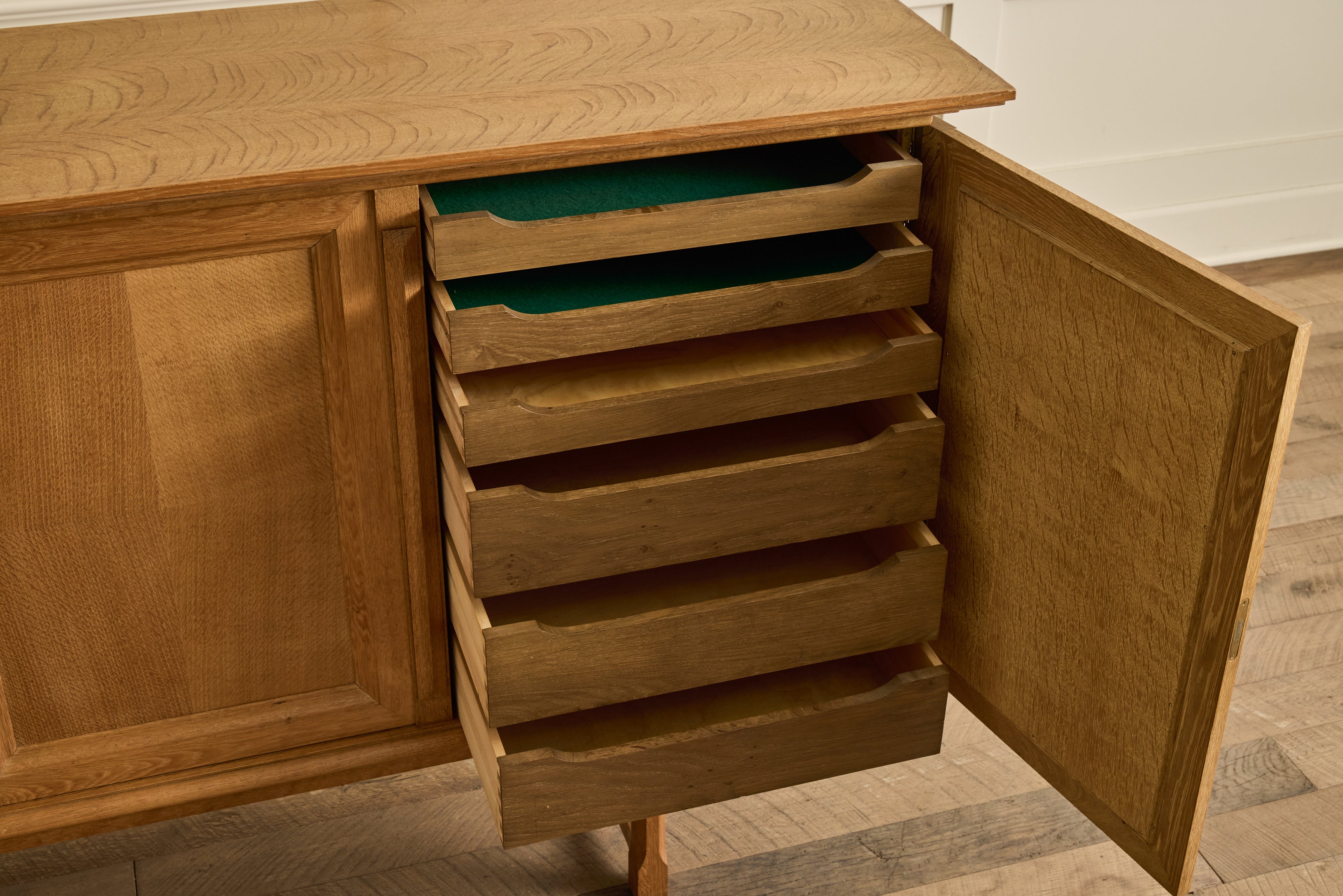 Checkered Inlay Sideboard