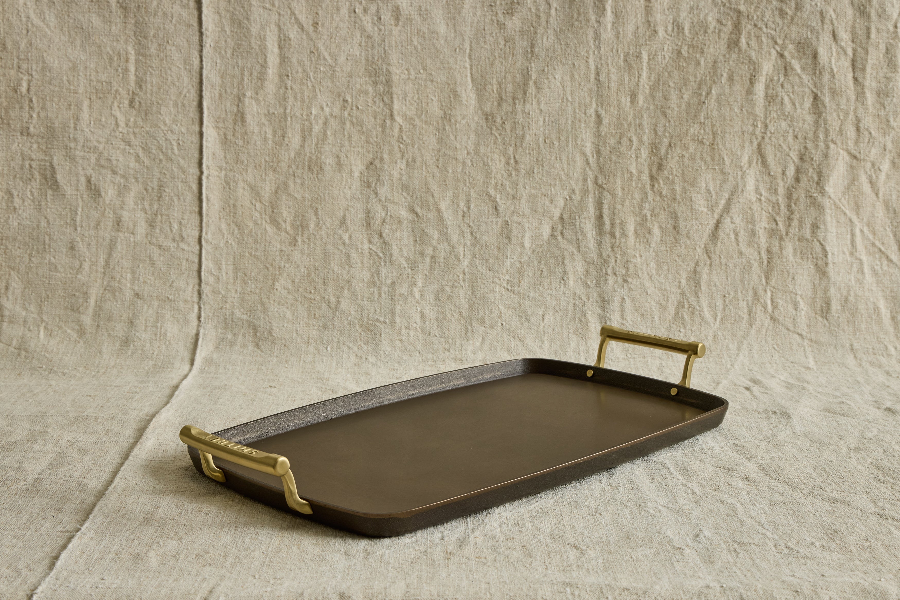 Double Burner Griddle, Cast Iron